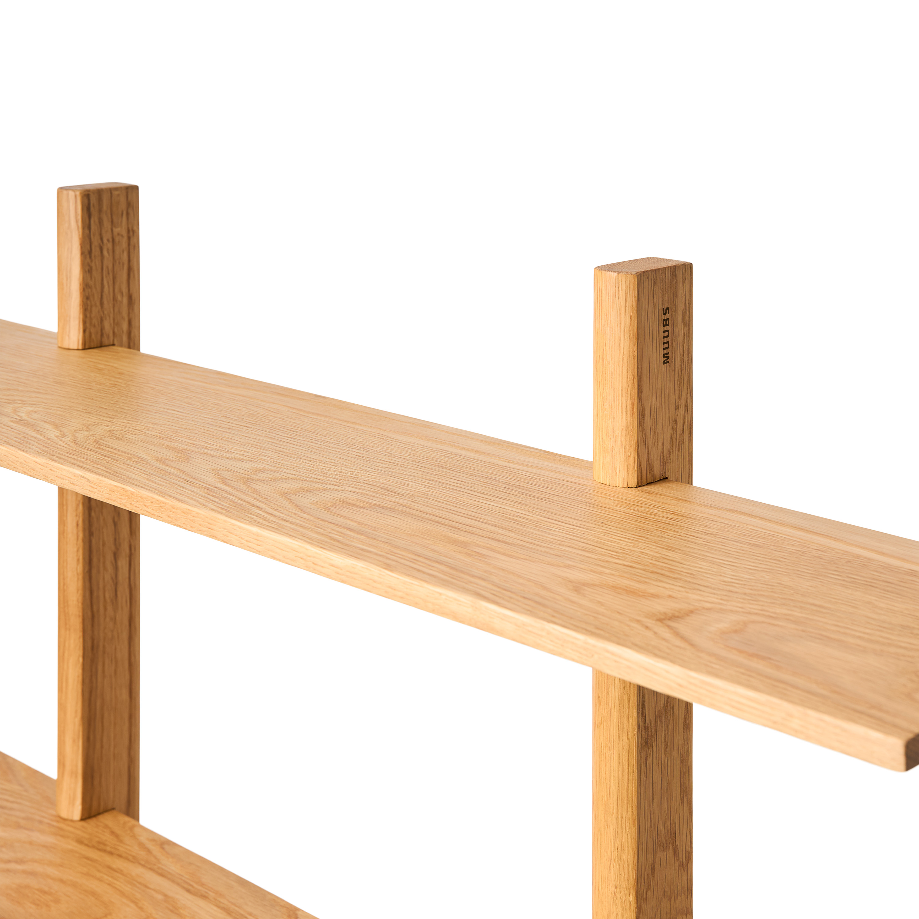 Muubs Noir Seinä­hylly Natural Oil Oak XLarge