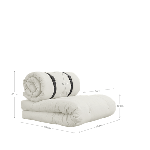 Karup Design Buckle-Up Lounge Madrass Petrol Blue