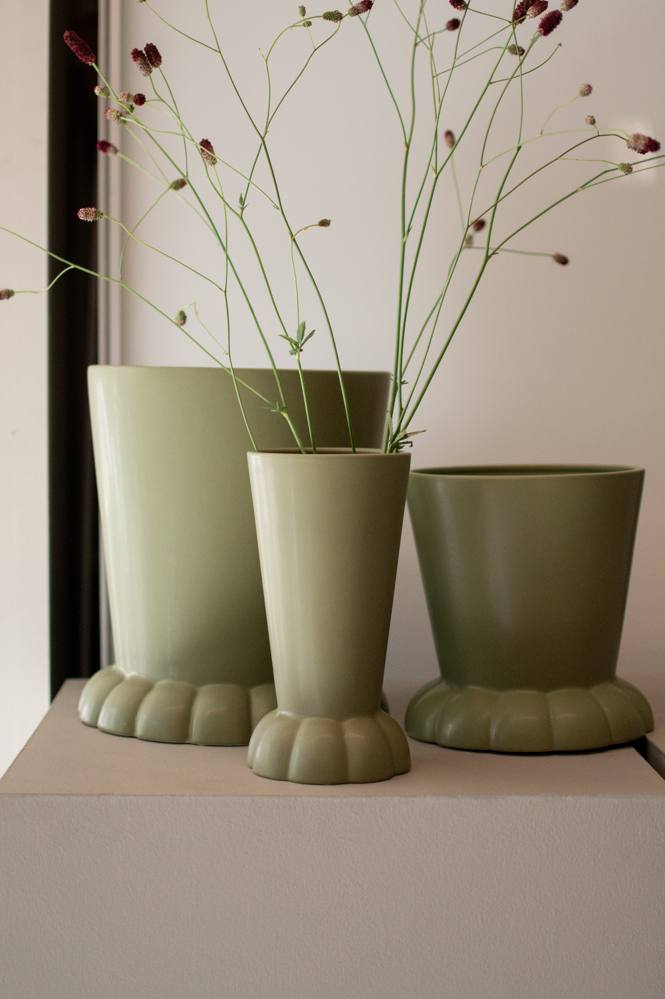 DBKD Flora Maljakko Green 22cm