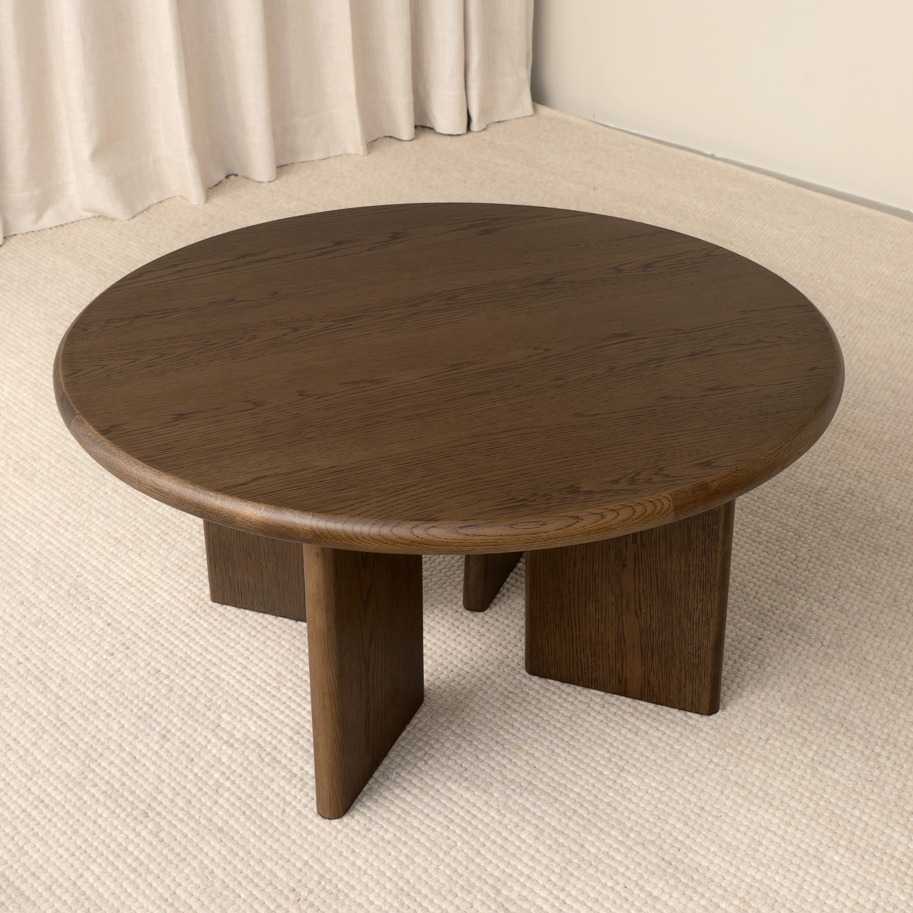 Sleepo Collection Ollie Sofabord Brunbeiset Eik 90 cm