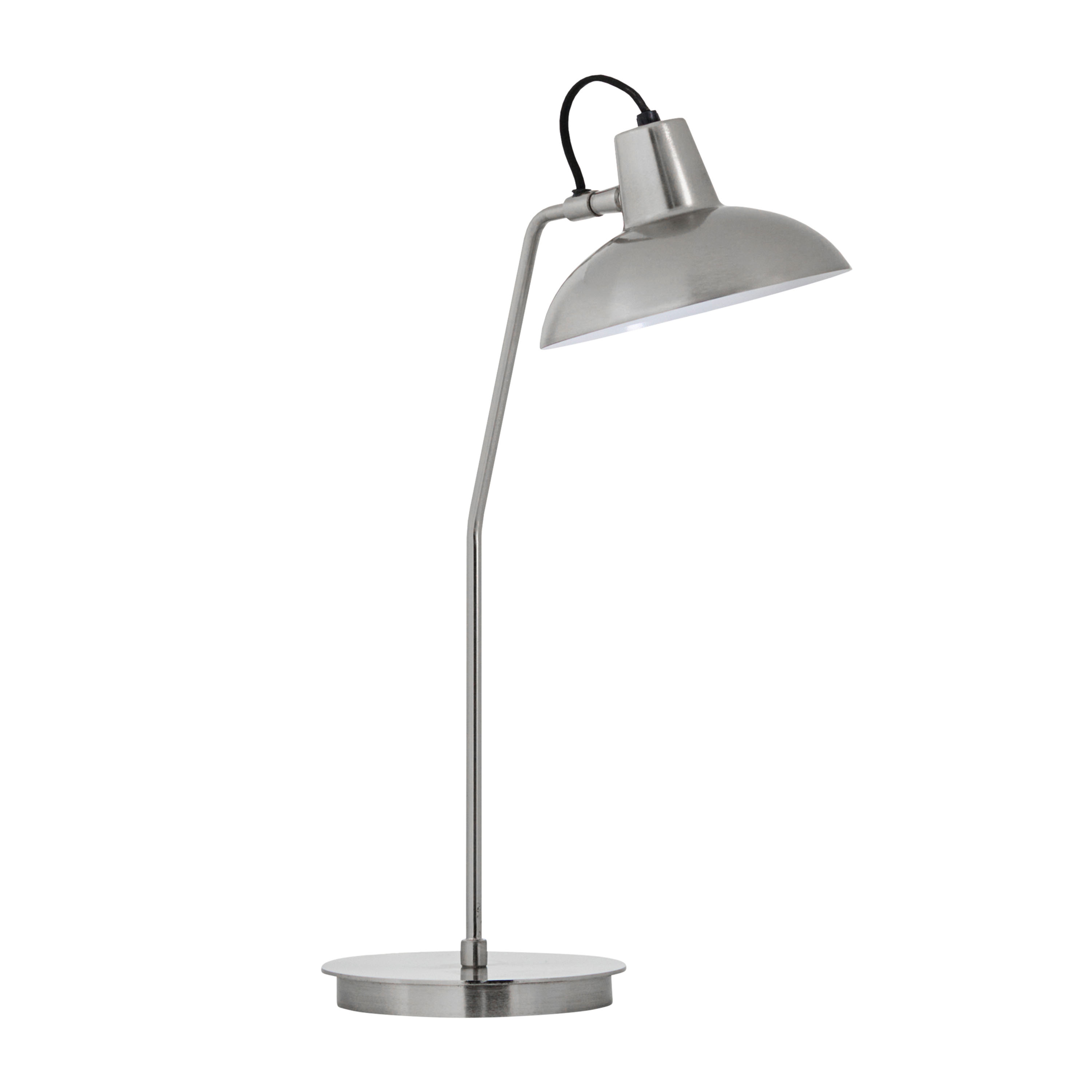 Desk Bordlampe Brushed Silver Finish