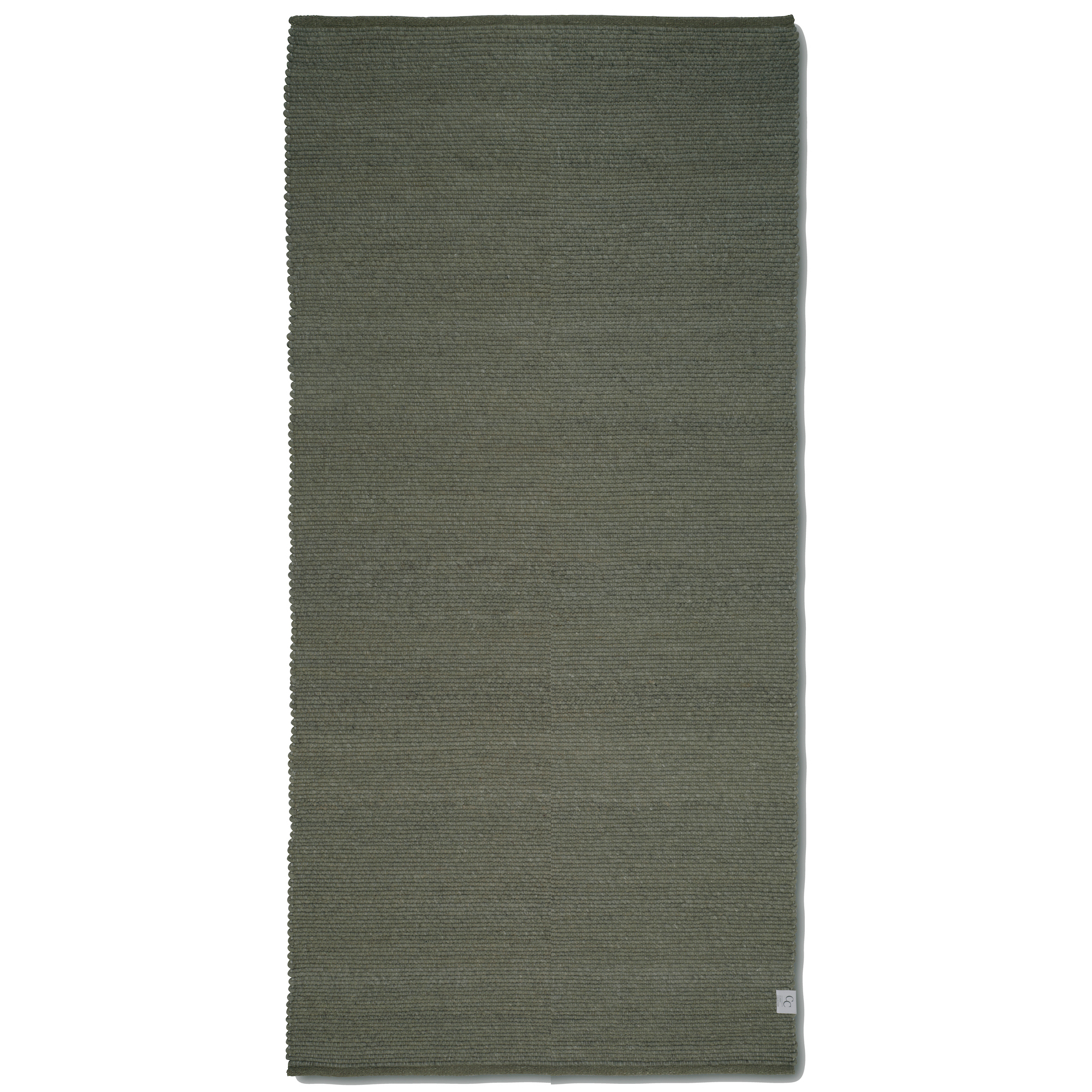 Merino Gångmatta Mörkgrön 80x150