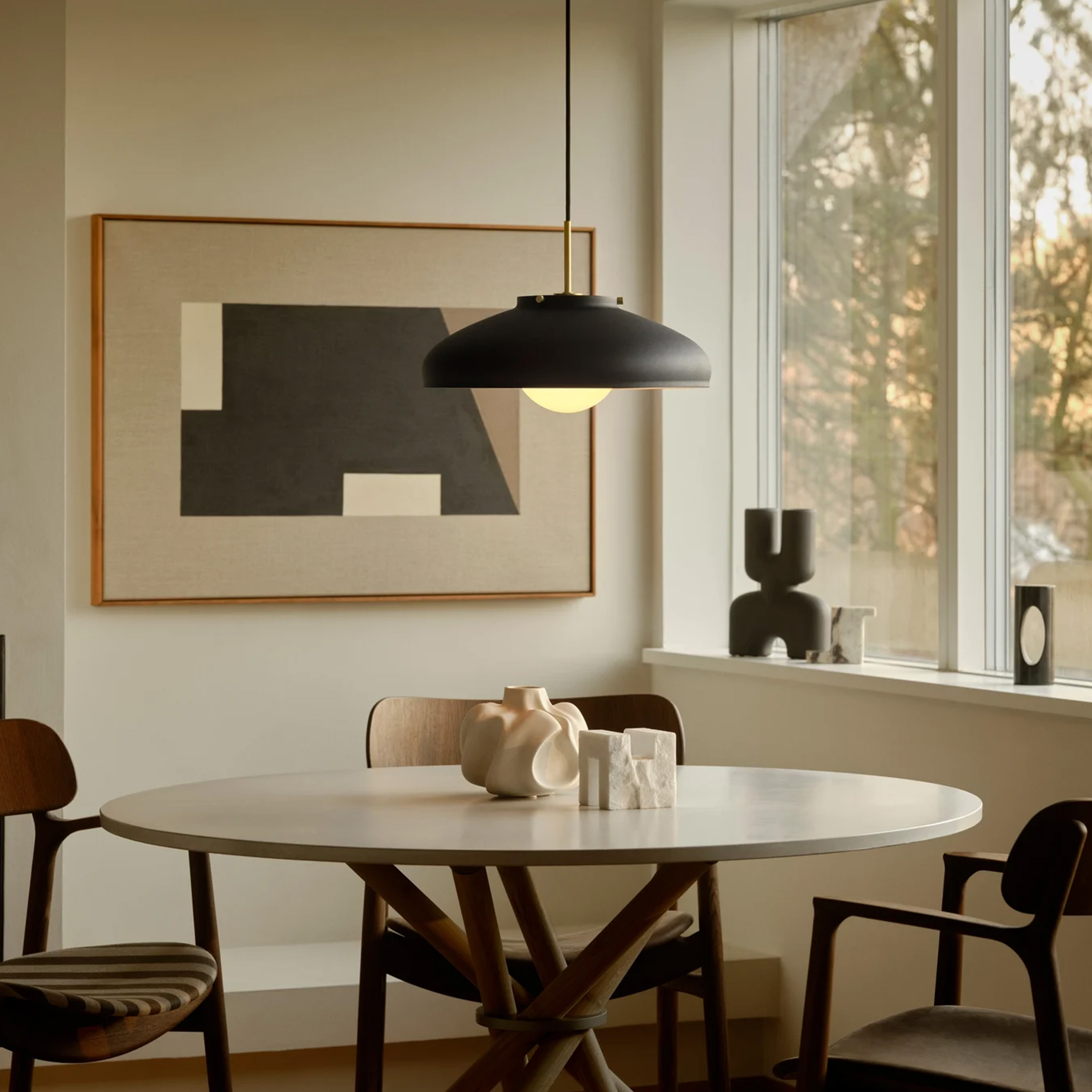 Design For The People Latif Kattovalaisin Musta Ø40