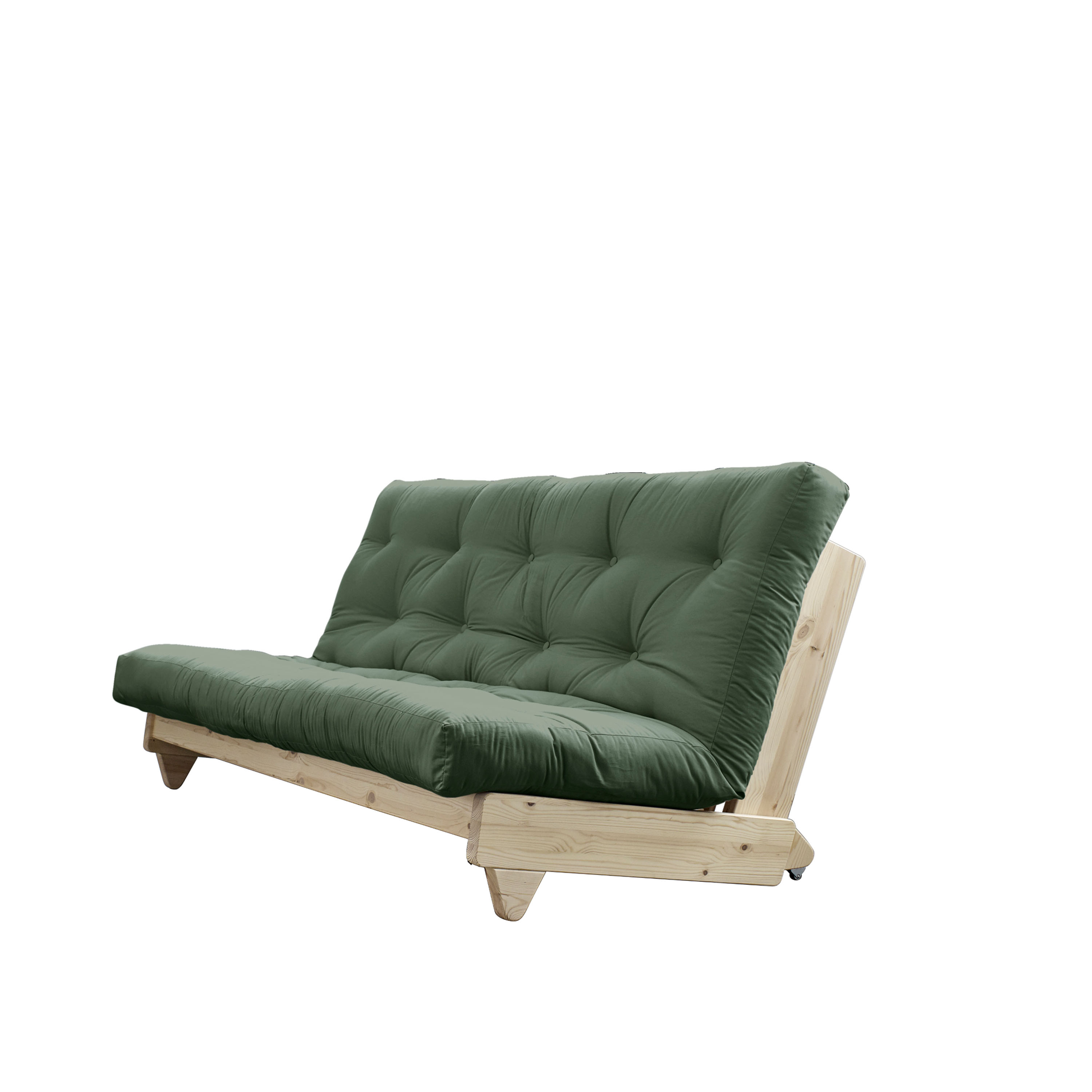 Karup Design Fresh Vuodesohva Luonnonvärinen/Oliivinvihreä 200cm