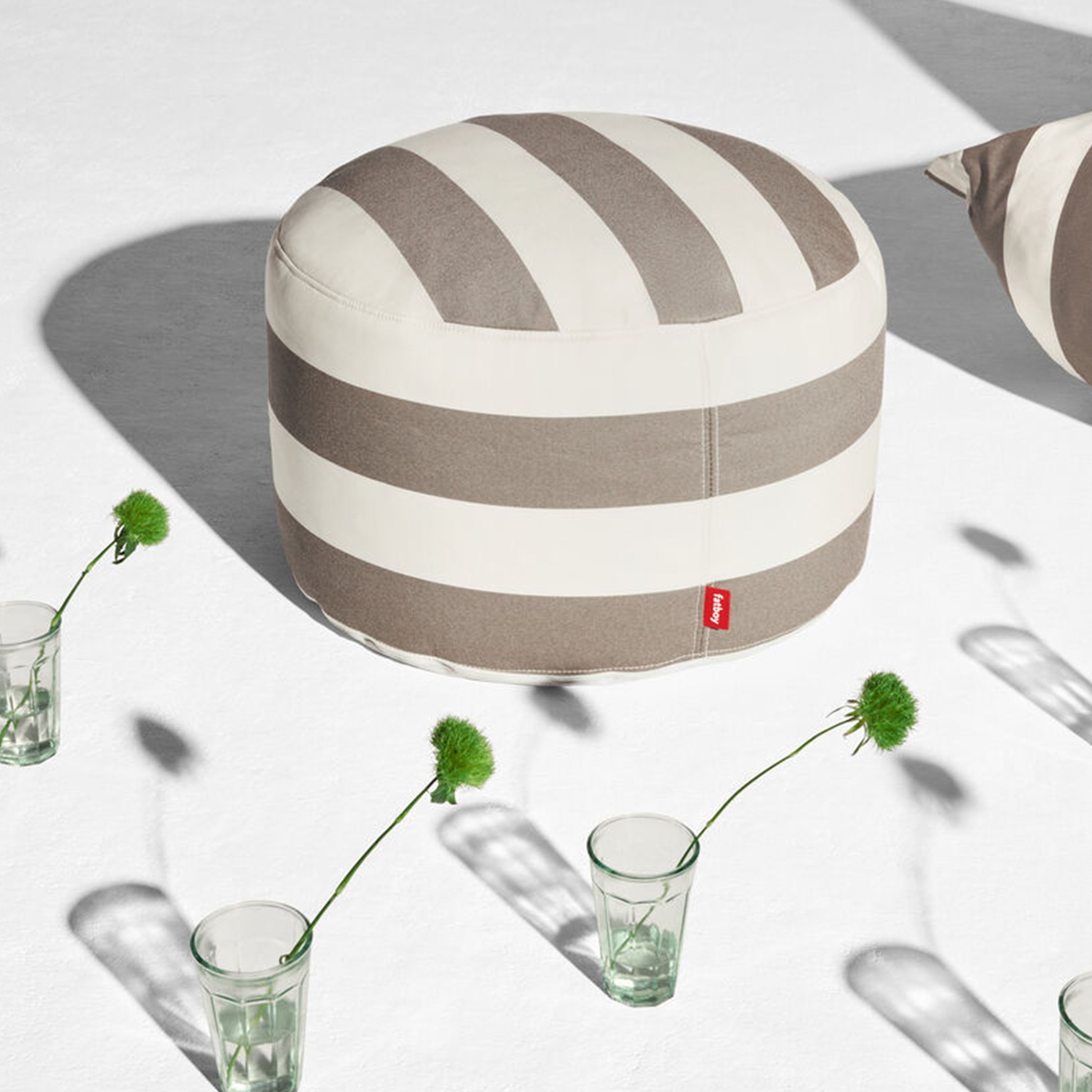 Fatboy Point Outdoor Istuinrahi Stripe Cacao Large