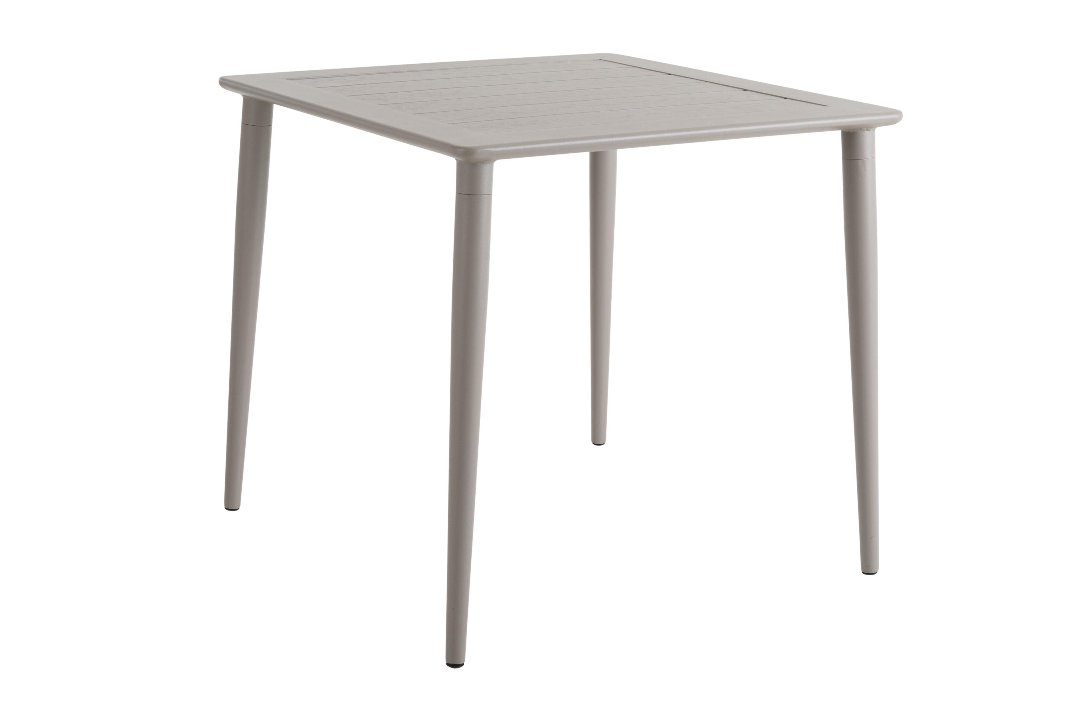 Brafab - Nimes Matbord Khaki 78x78cm - Beige - Cafébord