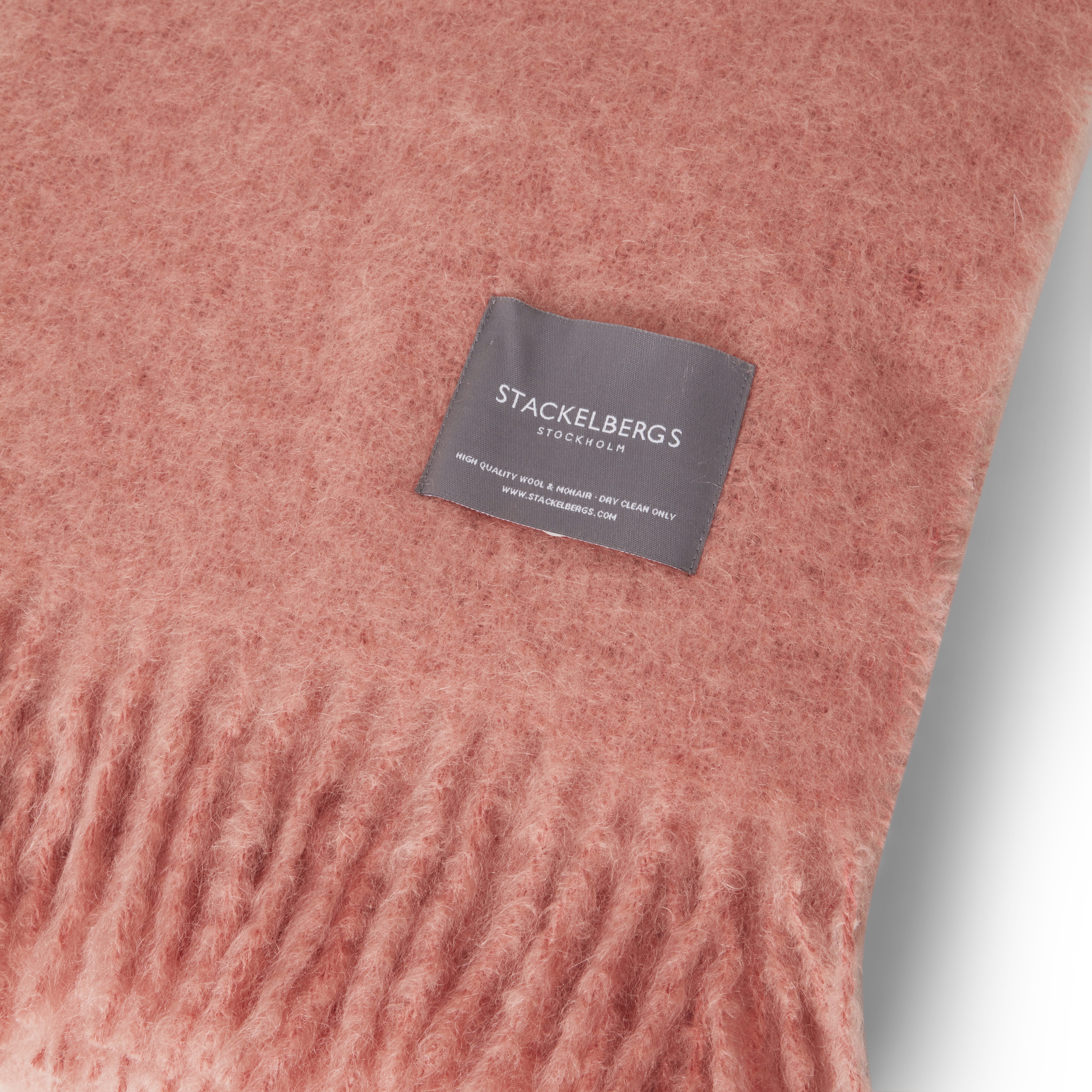 Stackelbergs Mohair Torkkupeitto Antique Rose