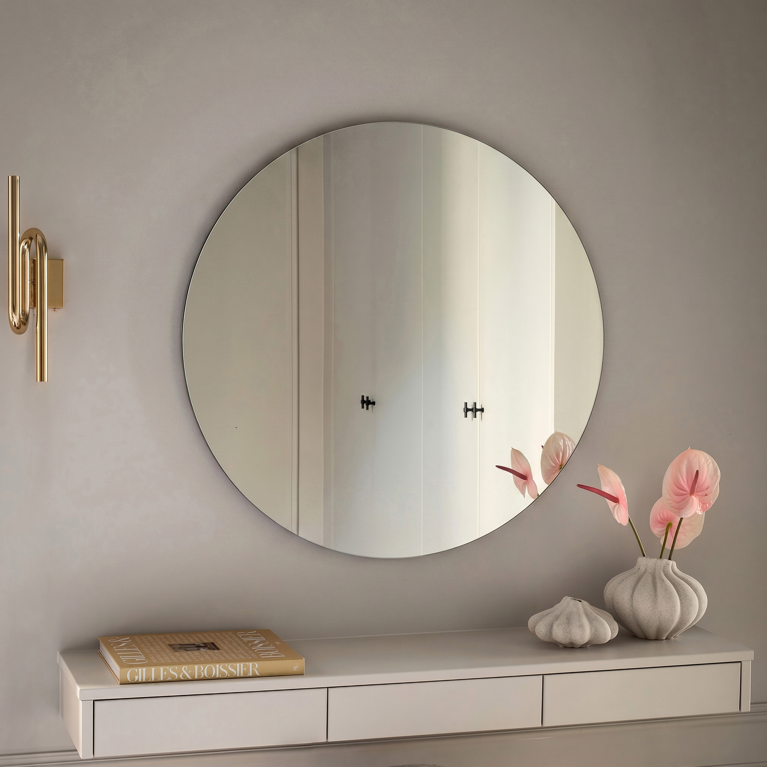 Sleepo Collection Santorini Rund Spegel Ø80