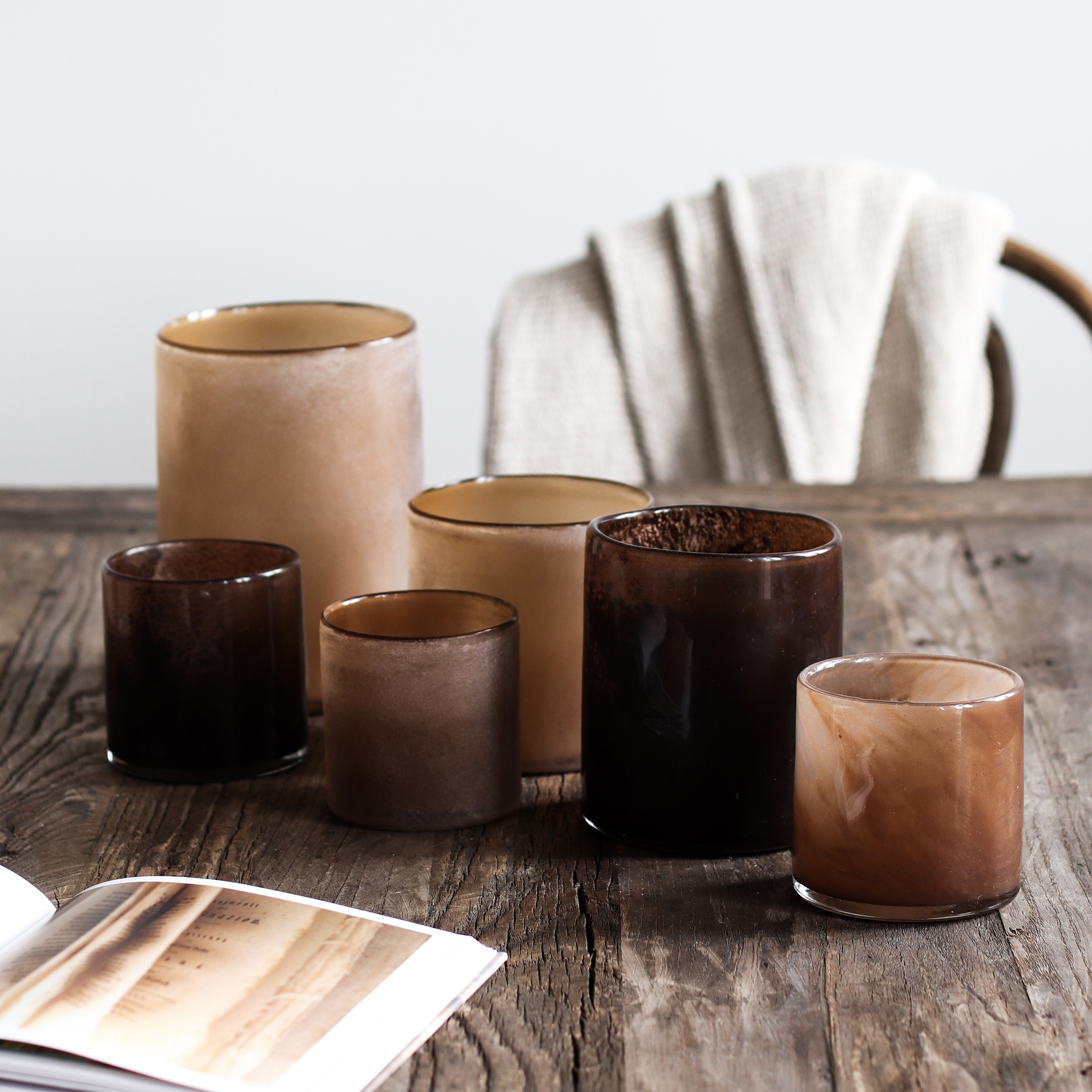 Tell me more Lyric Ljuslykta Dark Brown 8cm