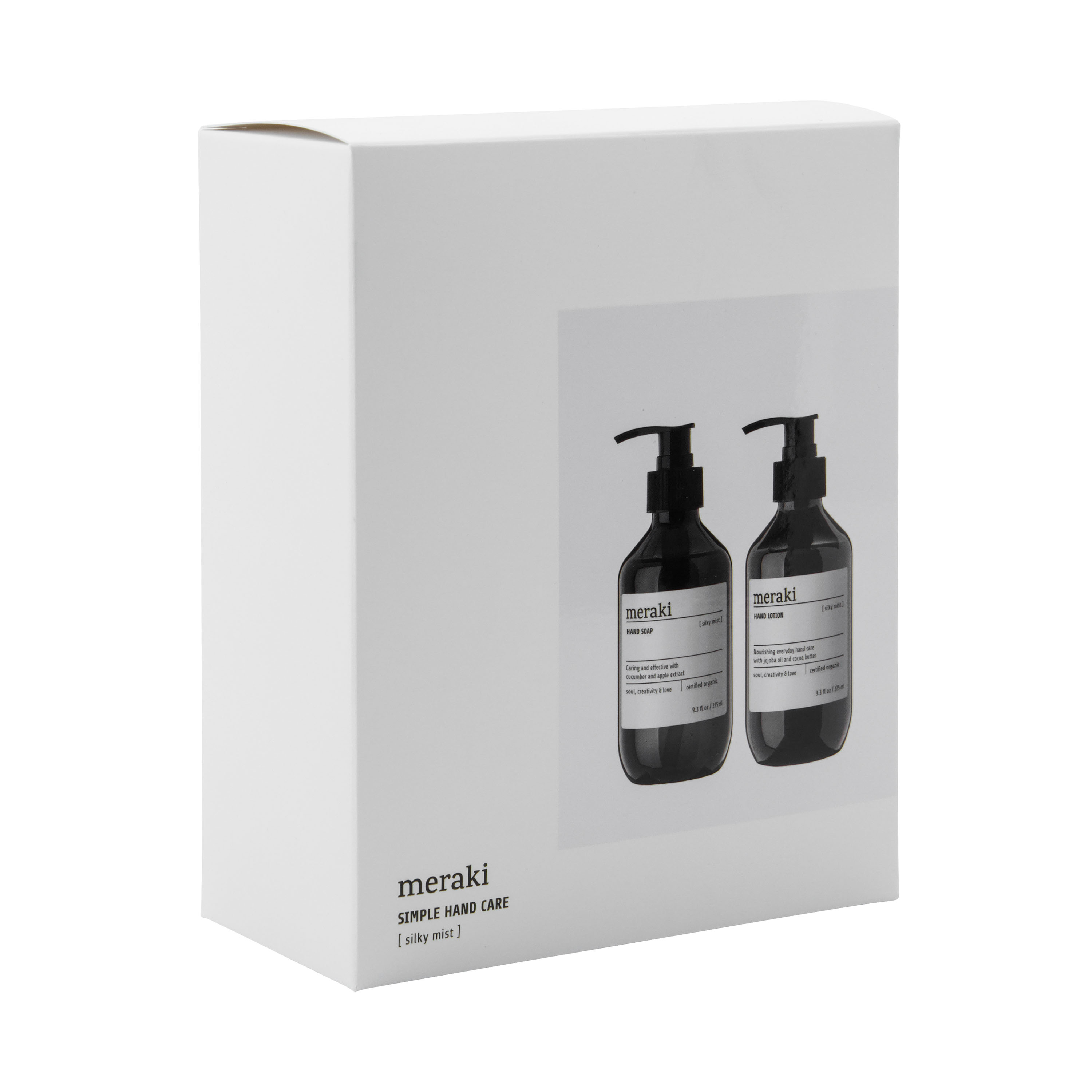 Meraki Presenttilahja Käsisaippua/Käsivoide Silky Mist 275 ml