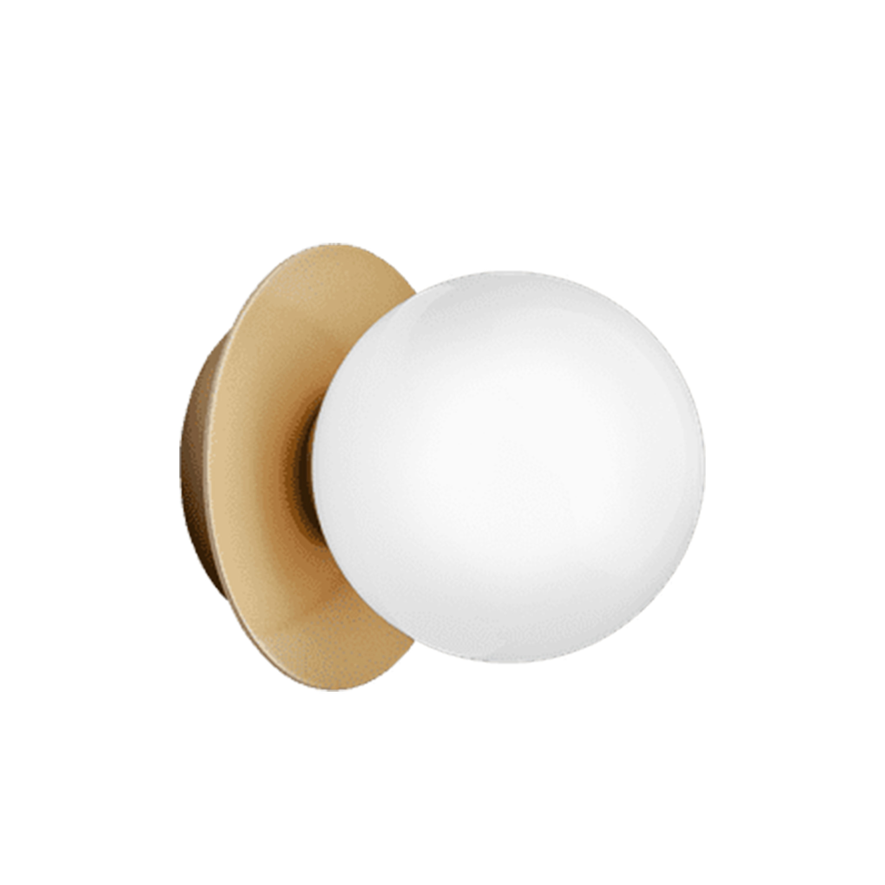 Nuura Liila 1 Vägg/Taklampa Nordic Gold/Opal Small