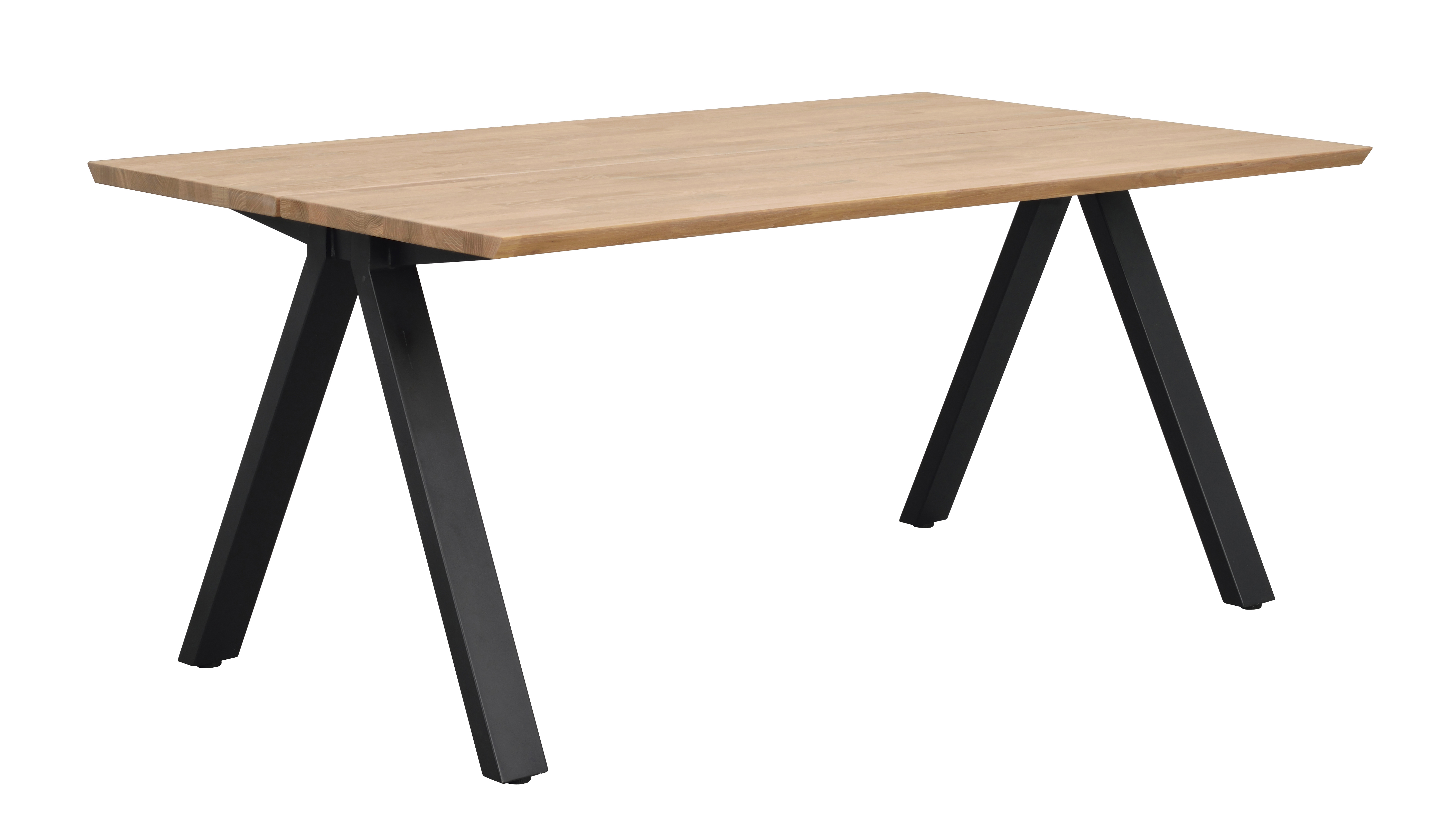 Rowico Home - Carradale Esstisch Eiche/Schwarz 170cm - Holz