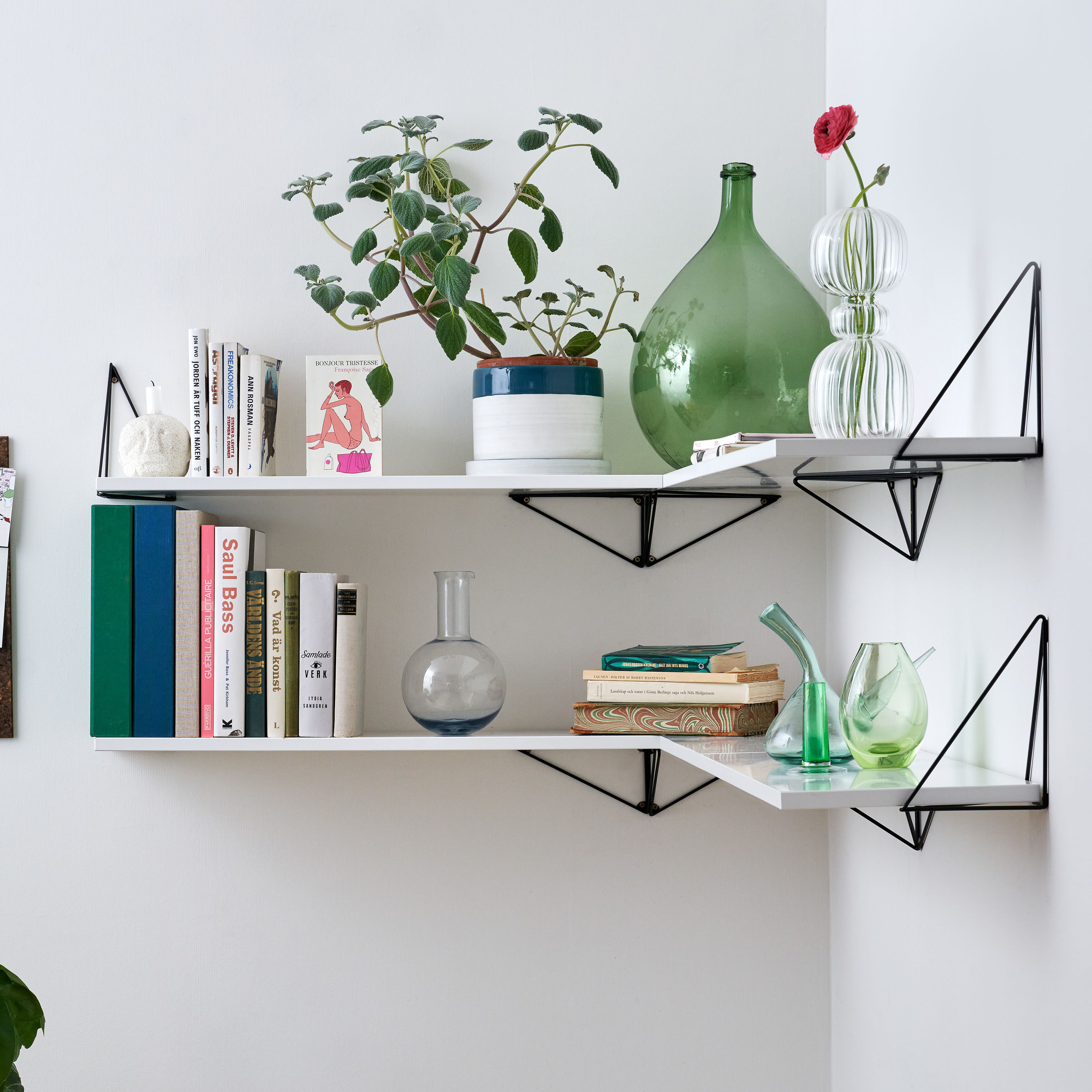 Maze Pythagoras Shelf White 20x60cm