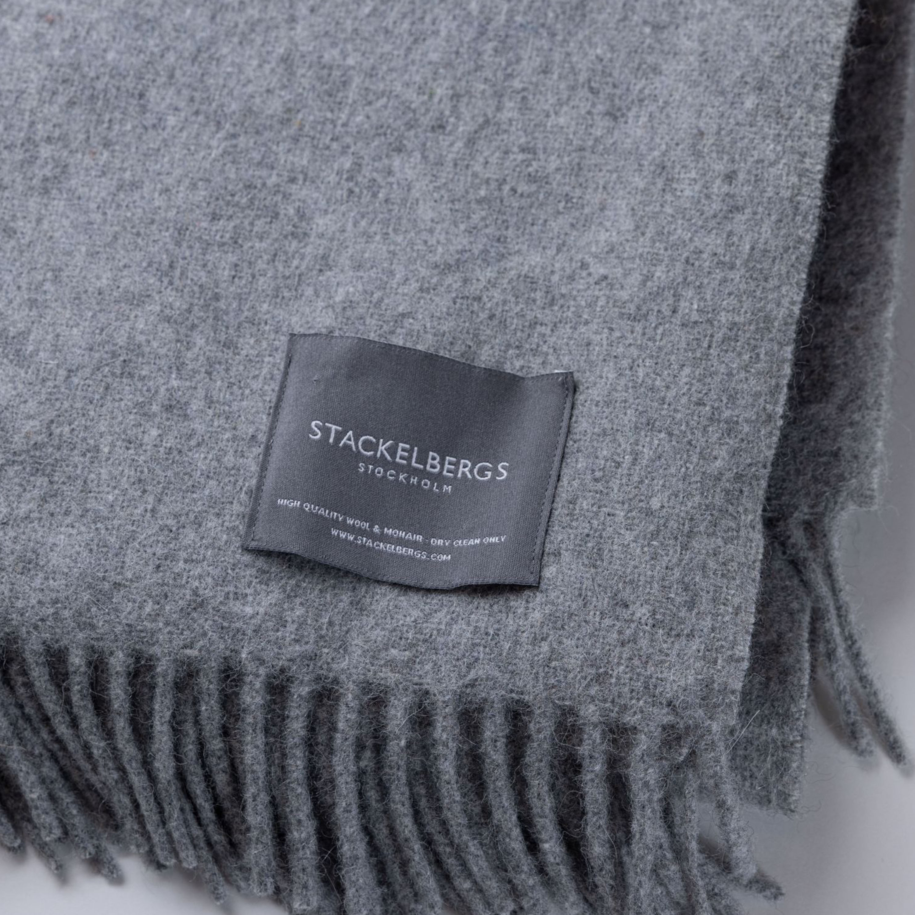 Stackelbergs Solid Recycle Alpaca Plaid Light Grey