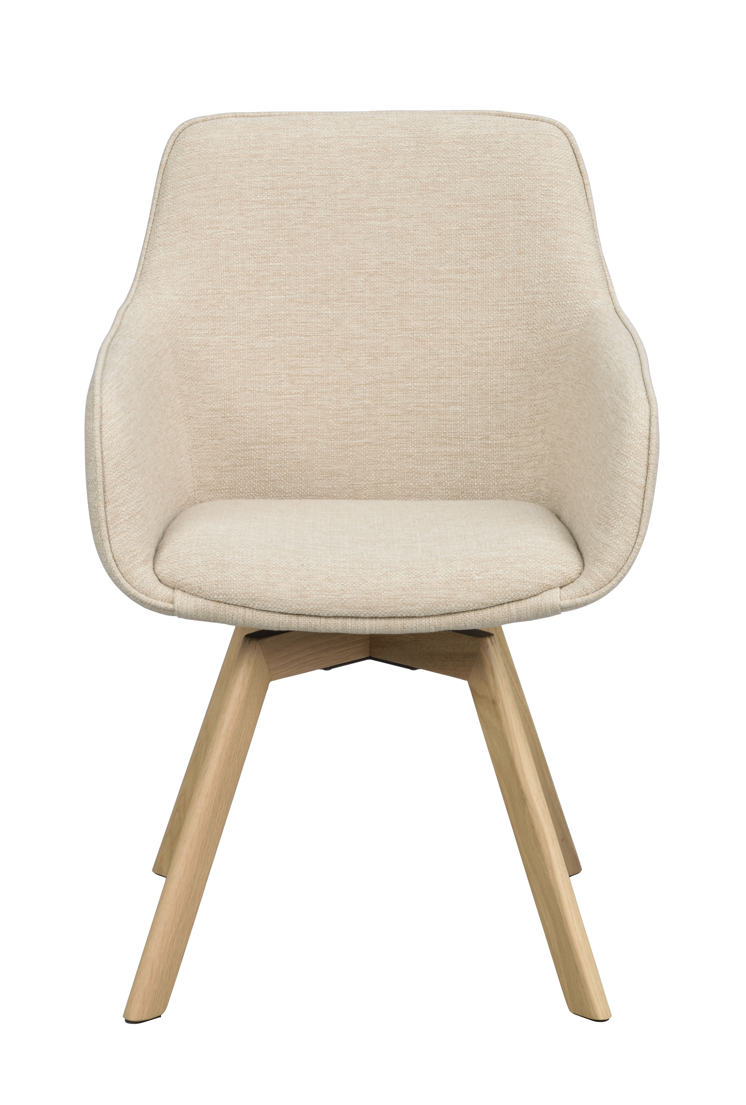 Rowico Home Alison Karmstol Ljusbeige/Ek
