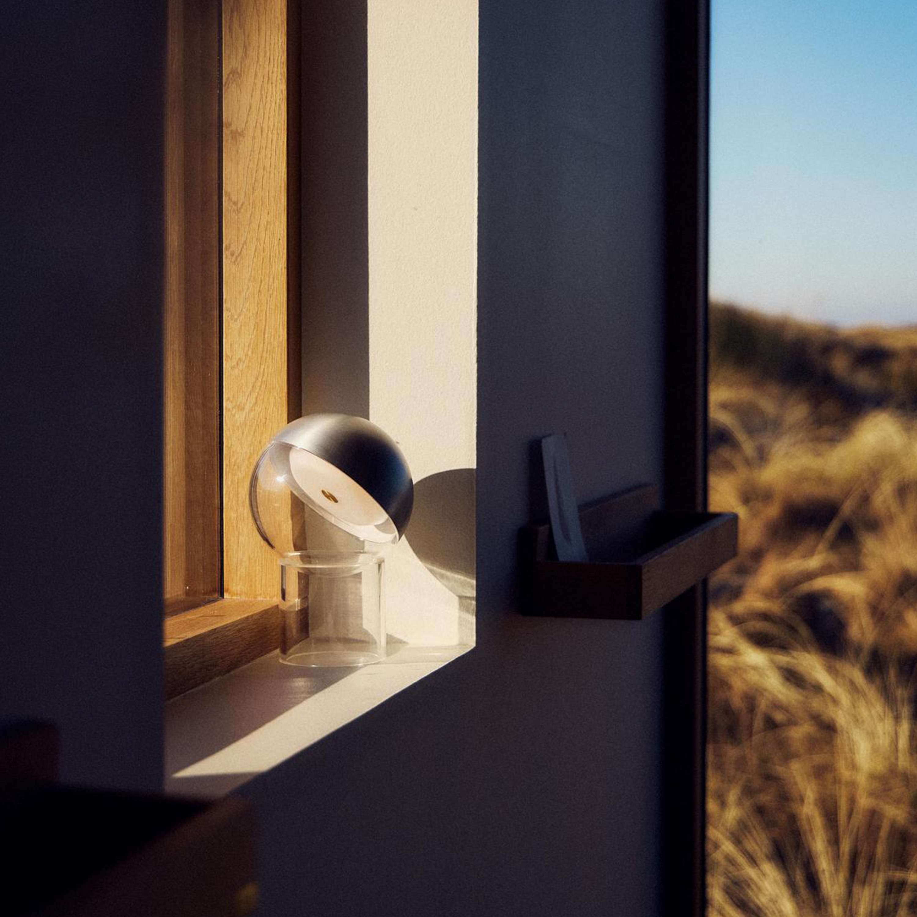 Frandsen Pila Portabel Bordslampa Brushed Aluminium 19cm