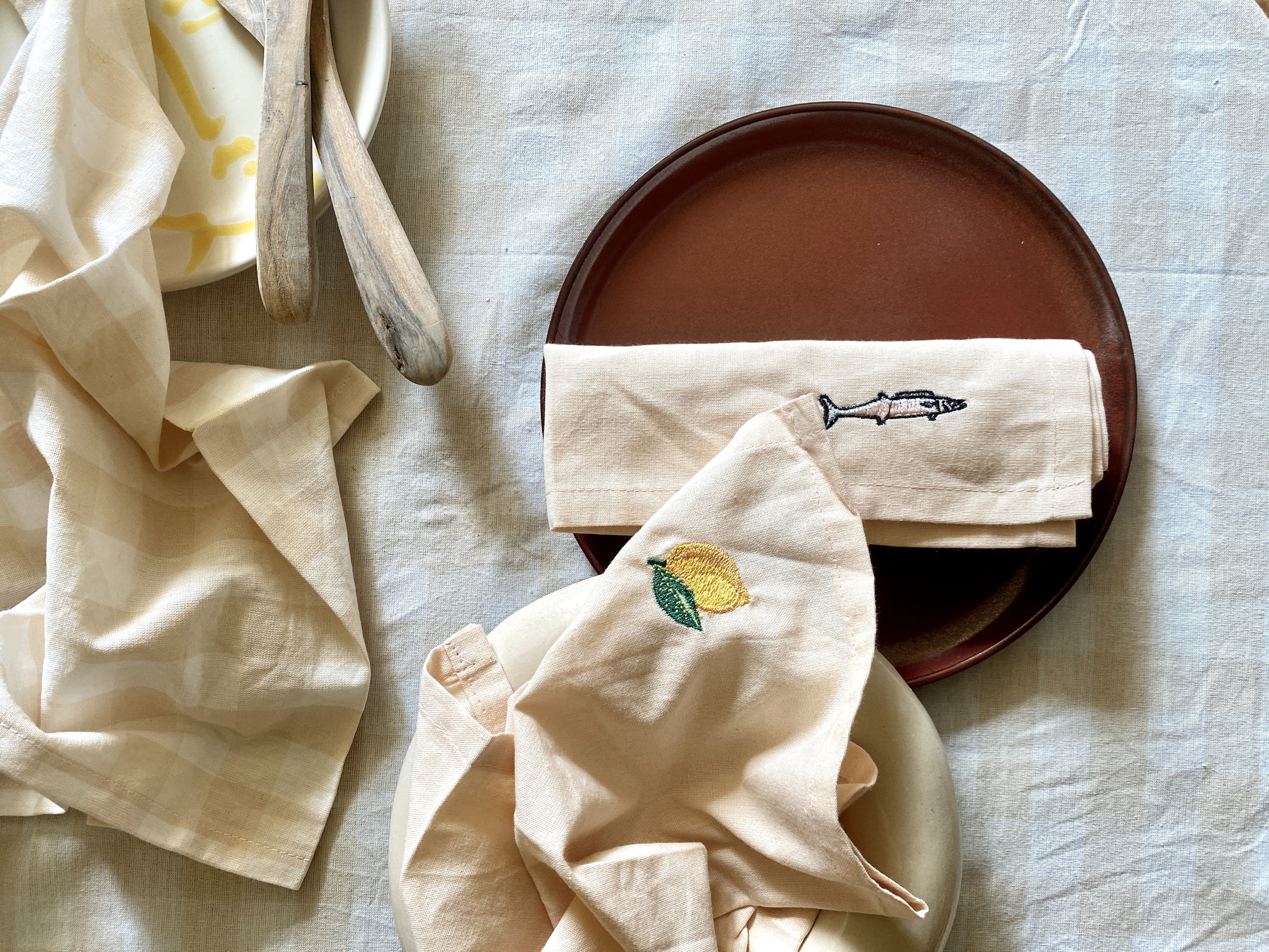 Midnatt Déjeuner Servett 4-pack