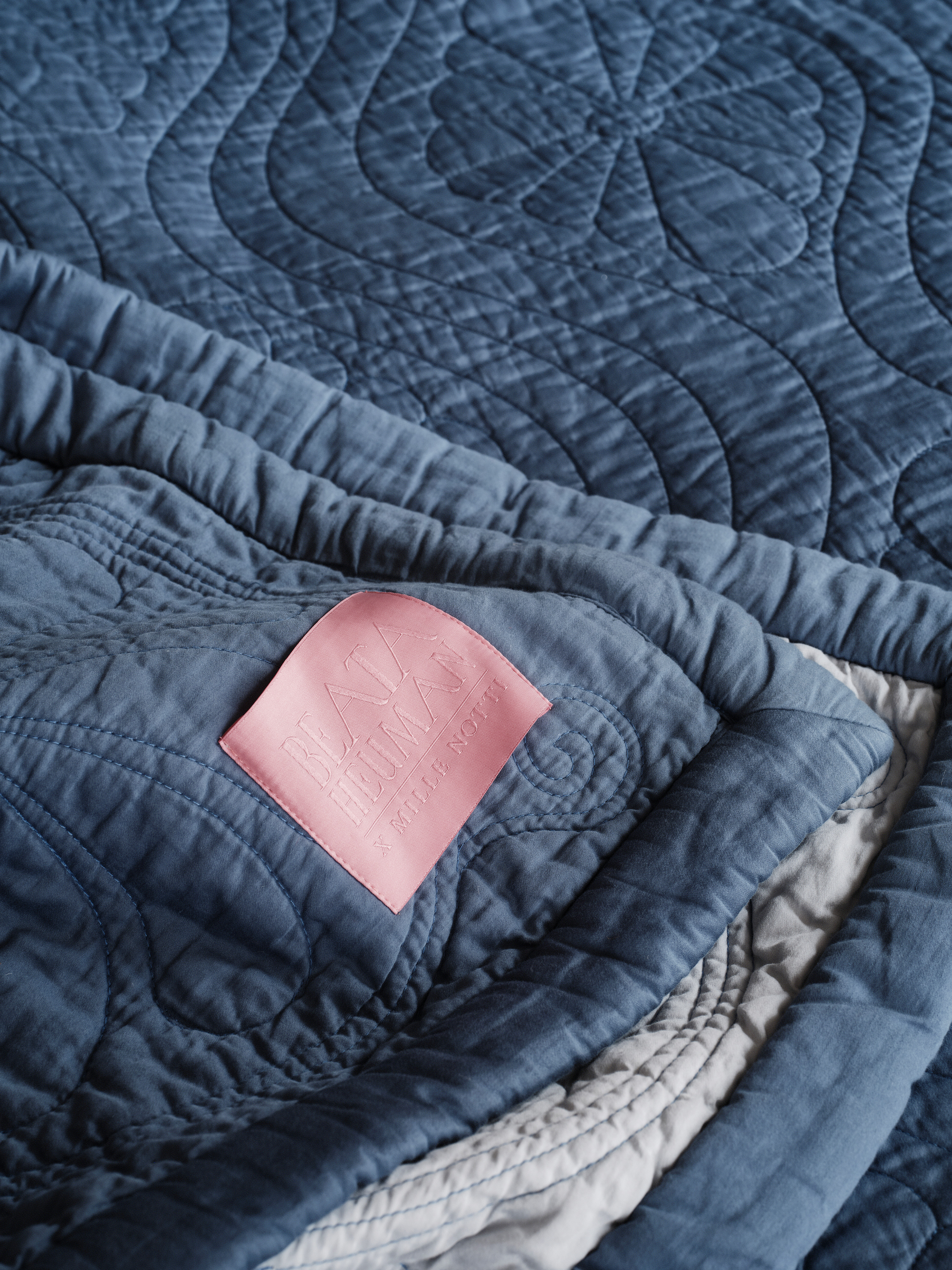 Mille Notti Durham Dämmerung Bettüberwurf Blau/Hellblau 260x260