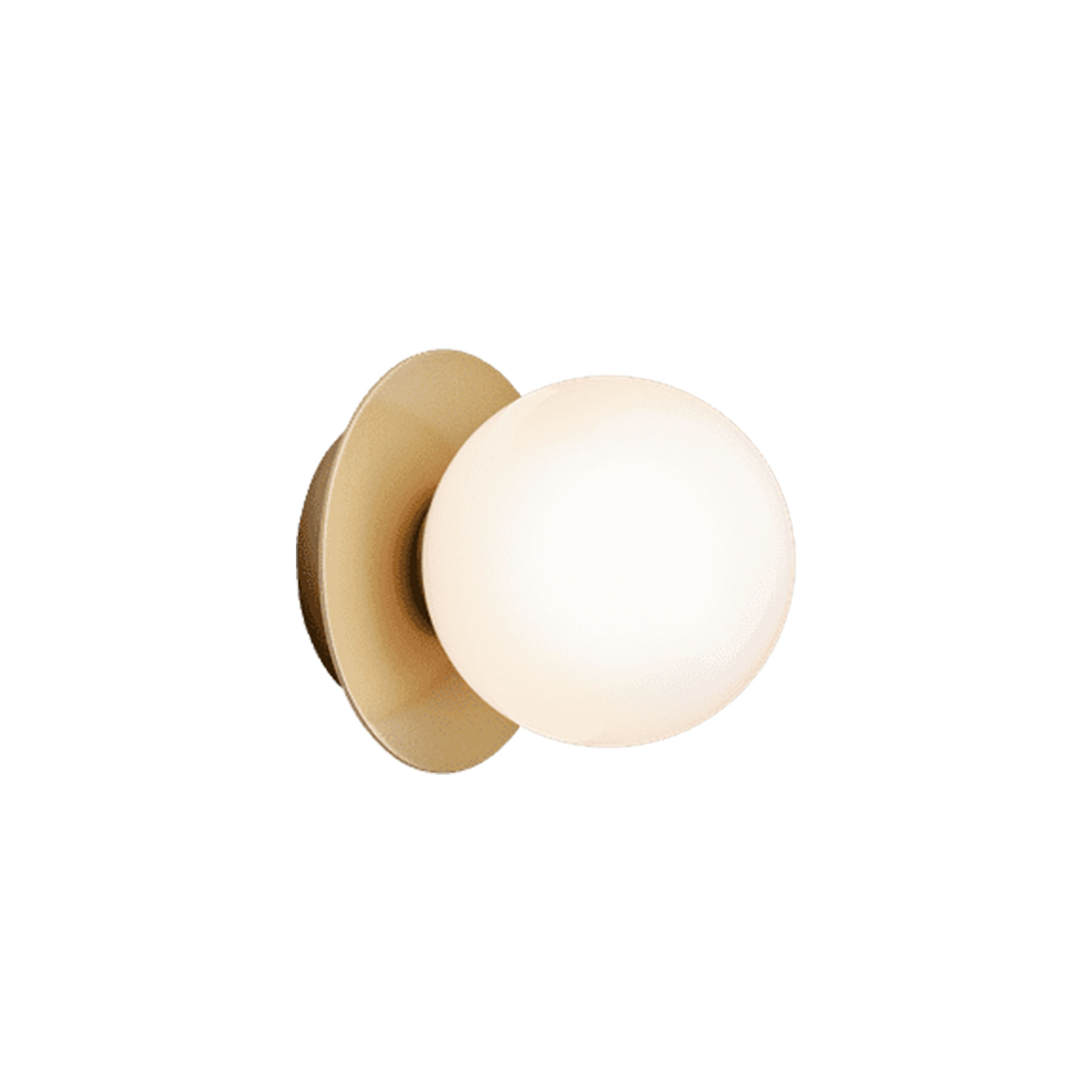Liila 1 Vägg/Taklampa Nordic Gold/Opal Small