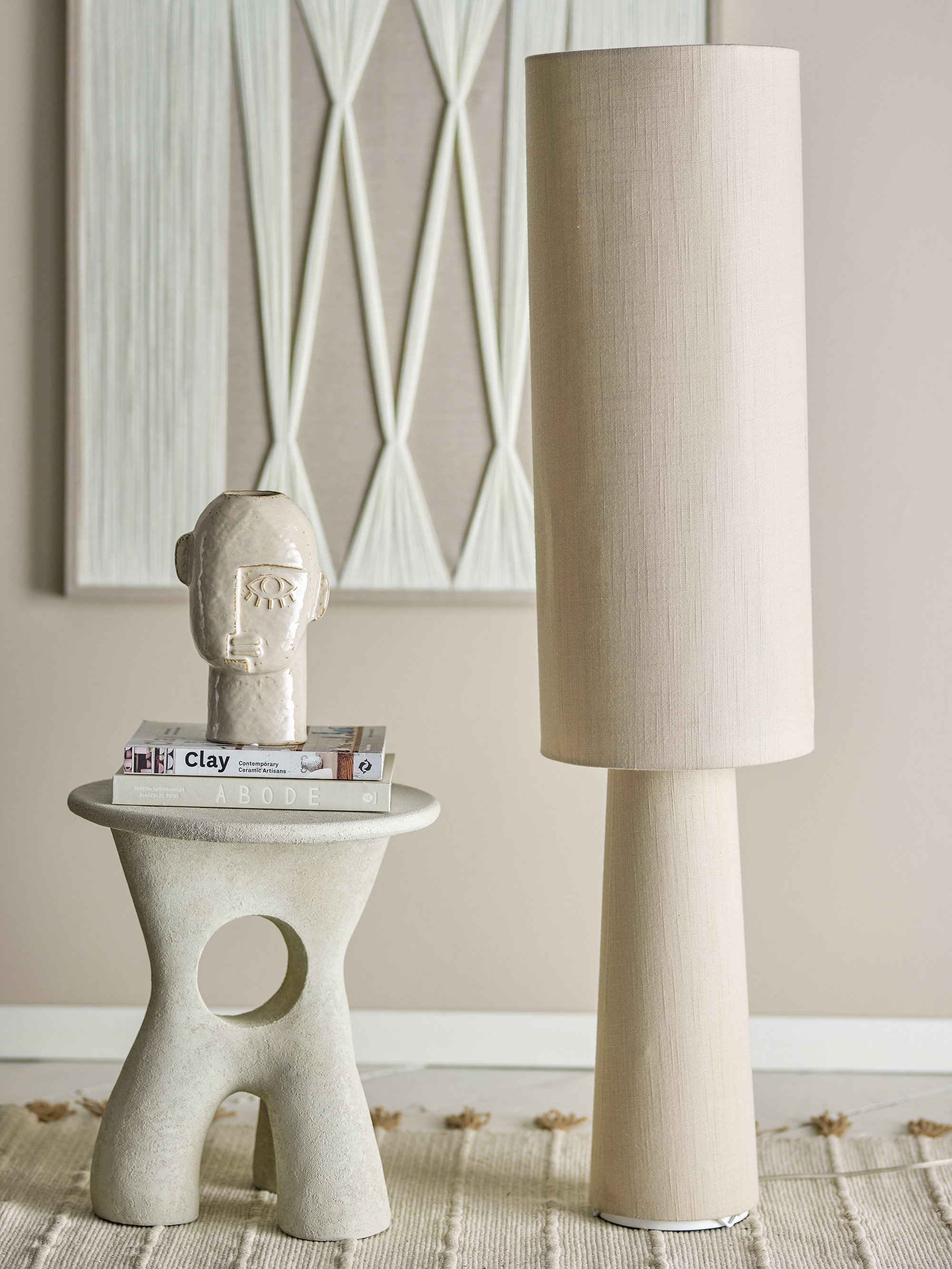 Bloomingville Emmie Golvlampa Nature 120cm