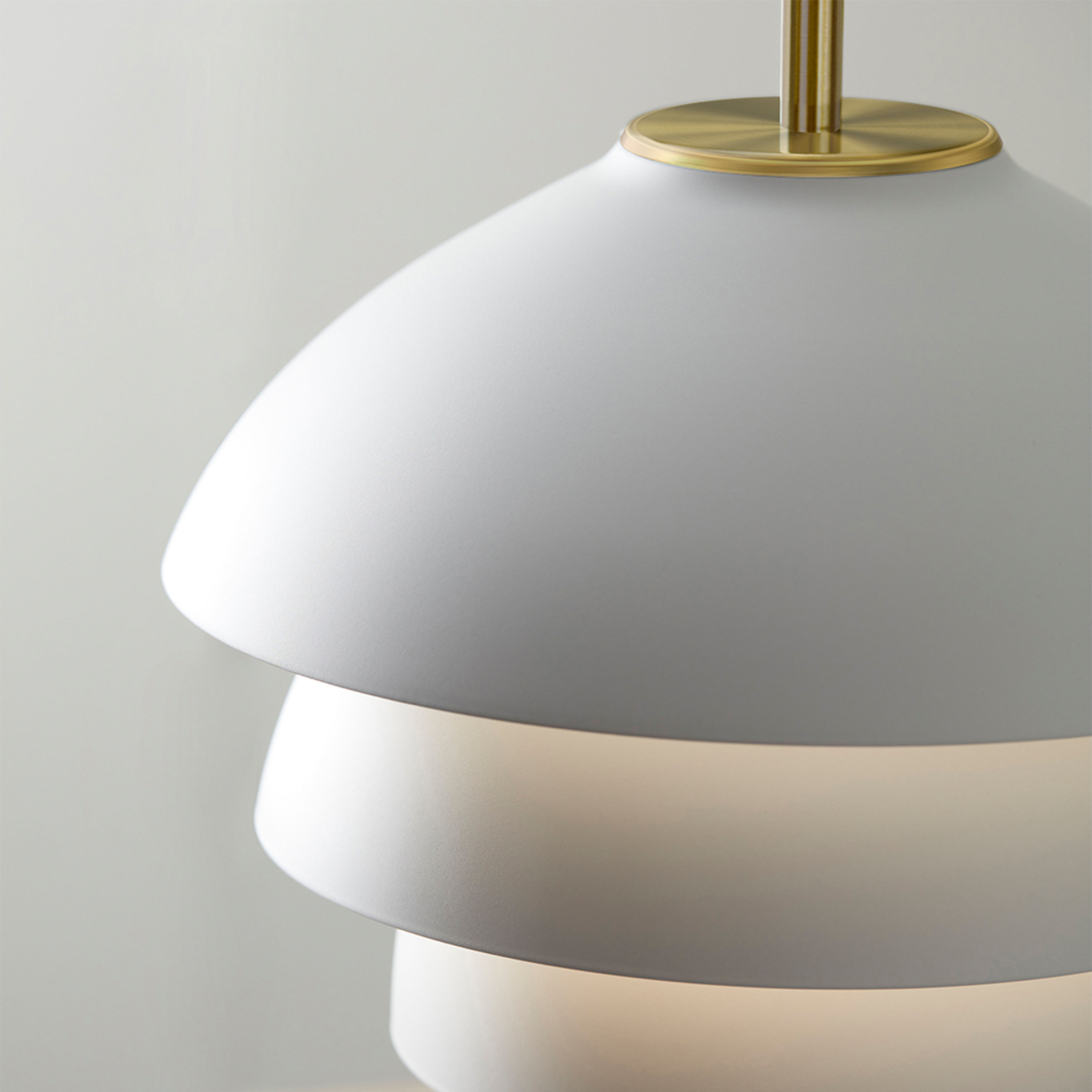 Belid Valencia Riippuvalaisin Mattavalkoinen/Messinki Ø42