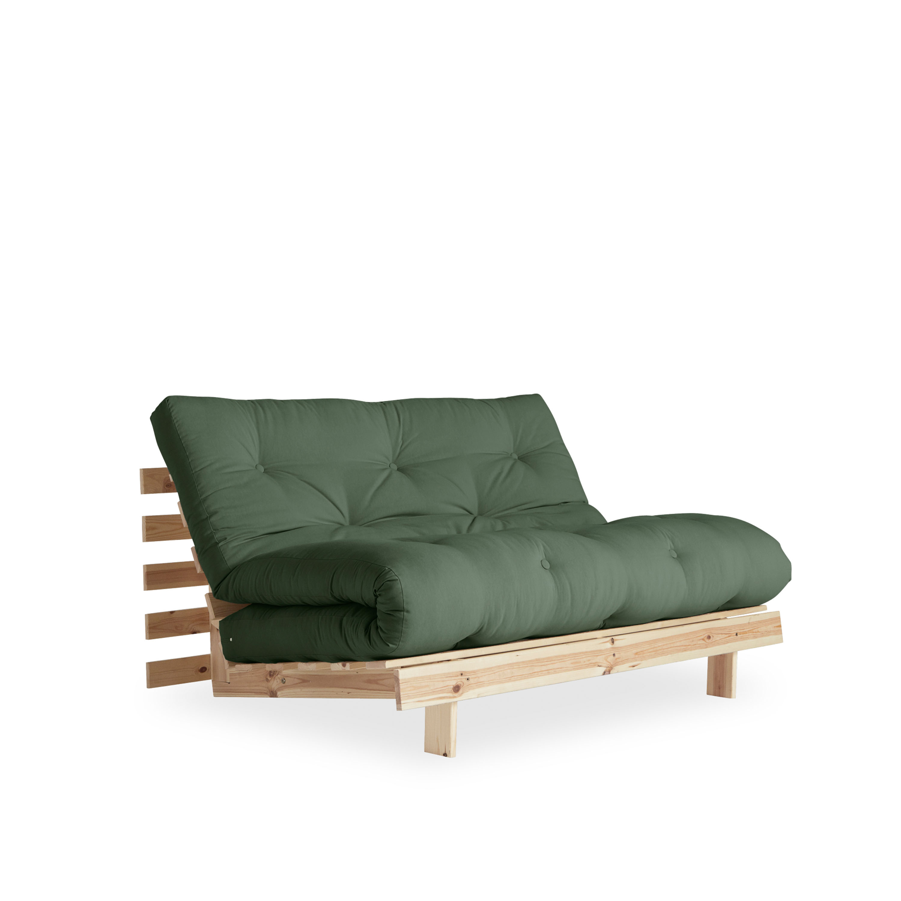 Roots Vuodesohva Luonnollinen/Olive Green 140 cm