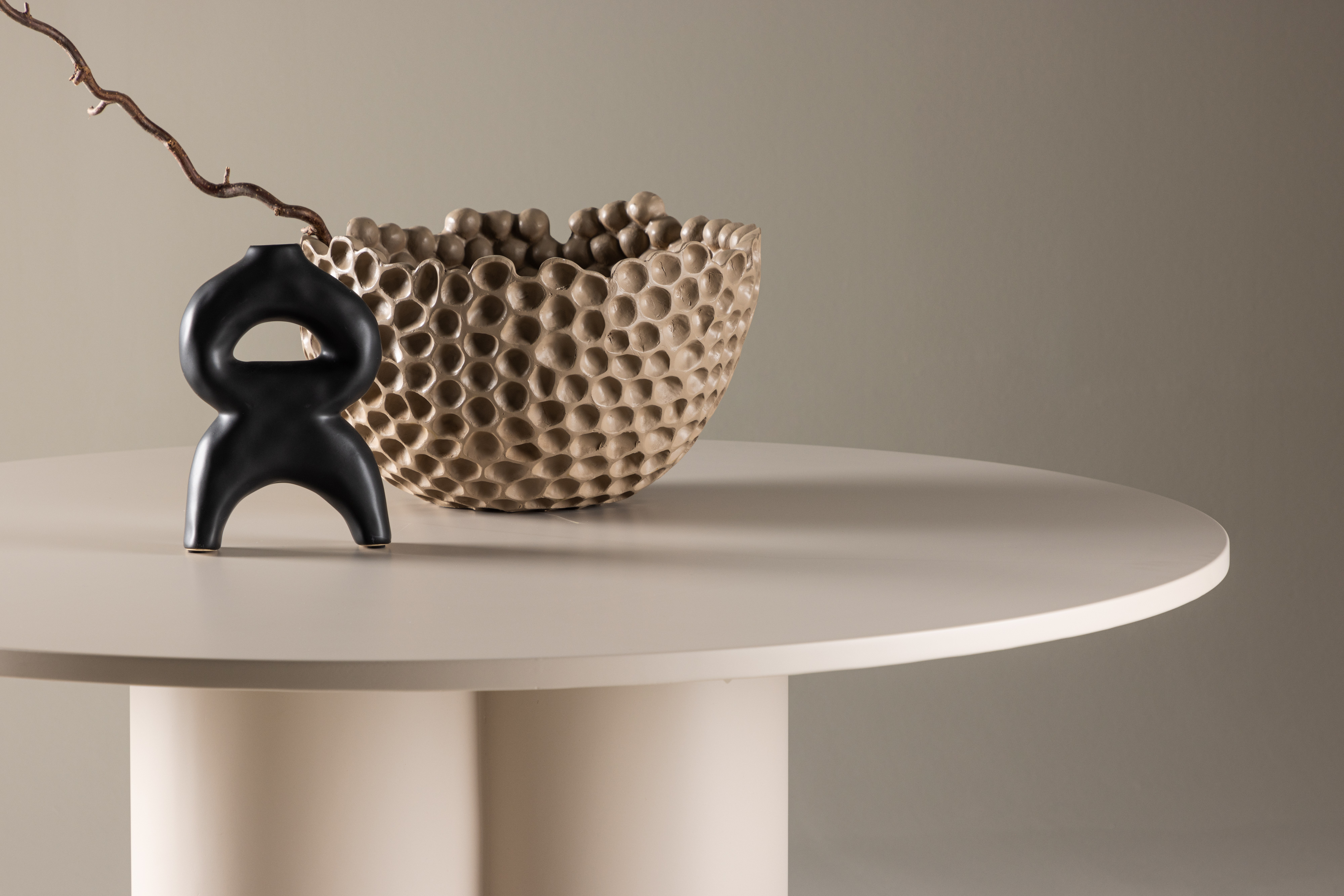 Venture Home Olivia Matbord Beige 110x110