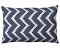 Ikat Sema Outdoor Prydnadskudde Blue/Off White 40x60
