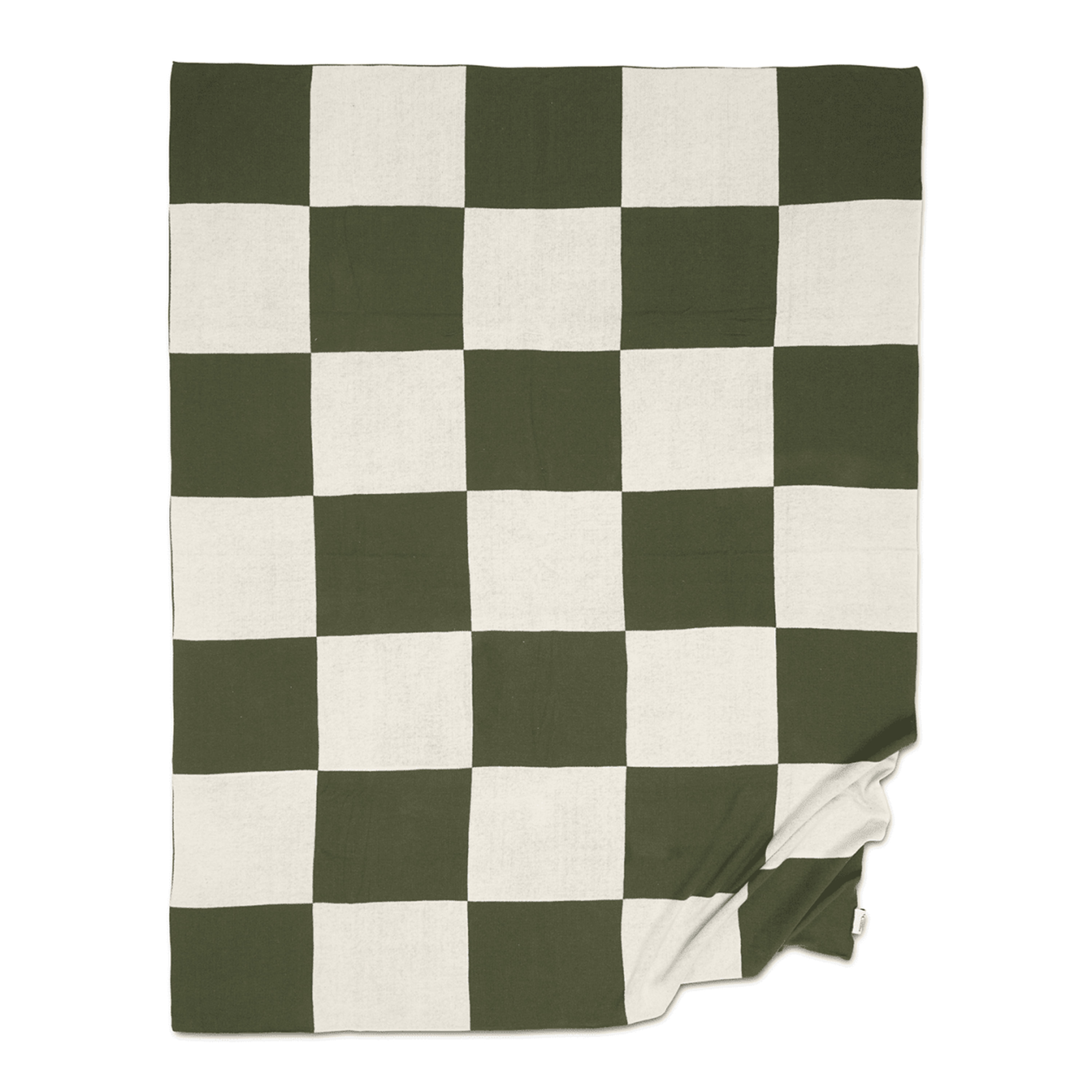 Classic Collection Square Pledd Grønn 130x170