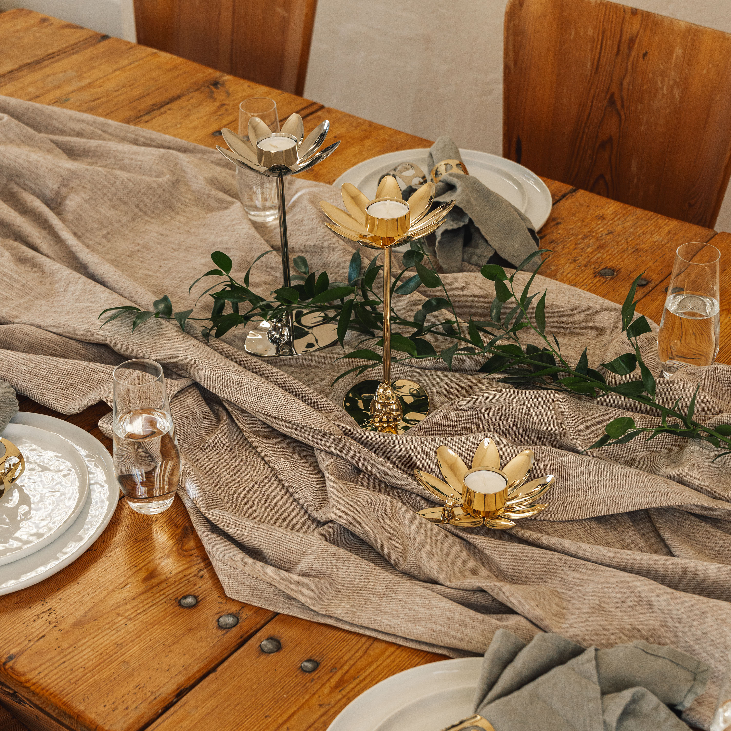 Hilke Collection Hilke X Mumin &amp; Snorkfröken Ljusstake Silver