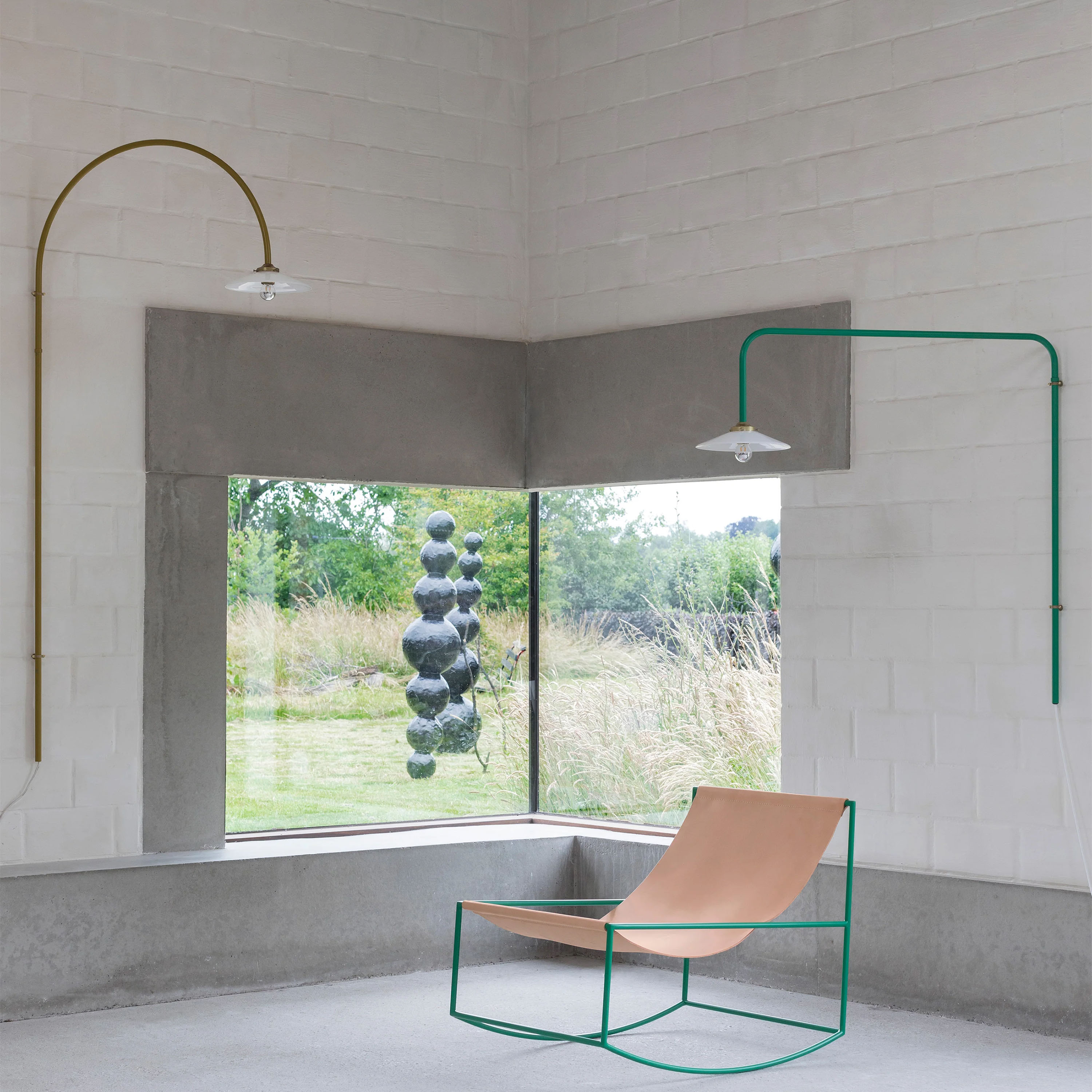 Hanging Lamp N°5 Wandleuchte Green