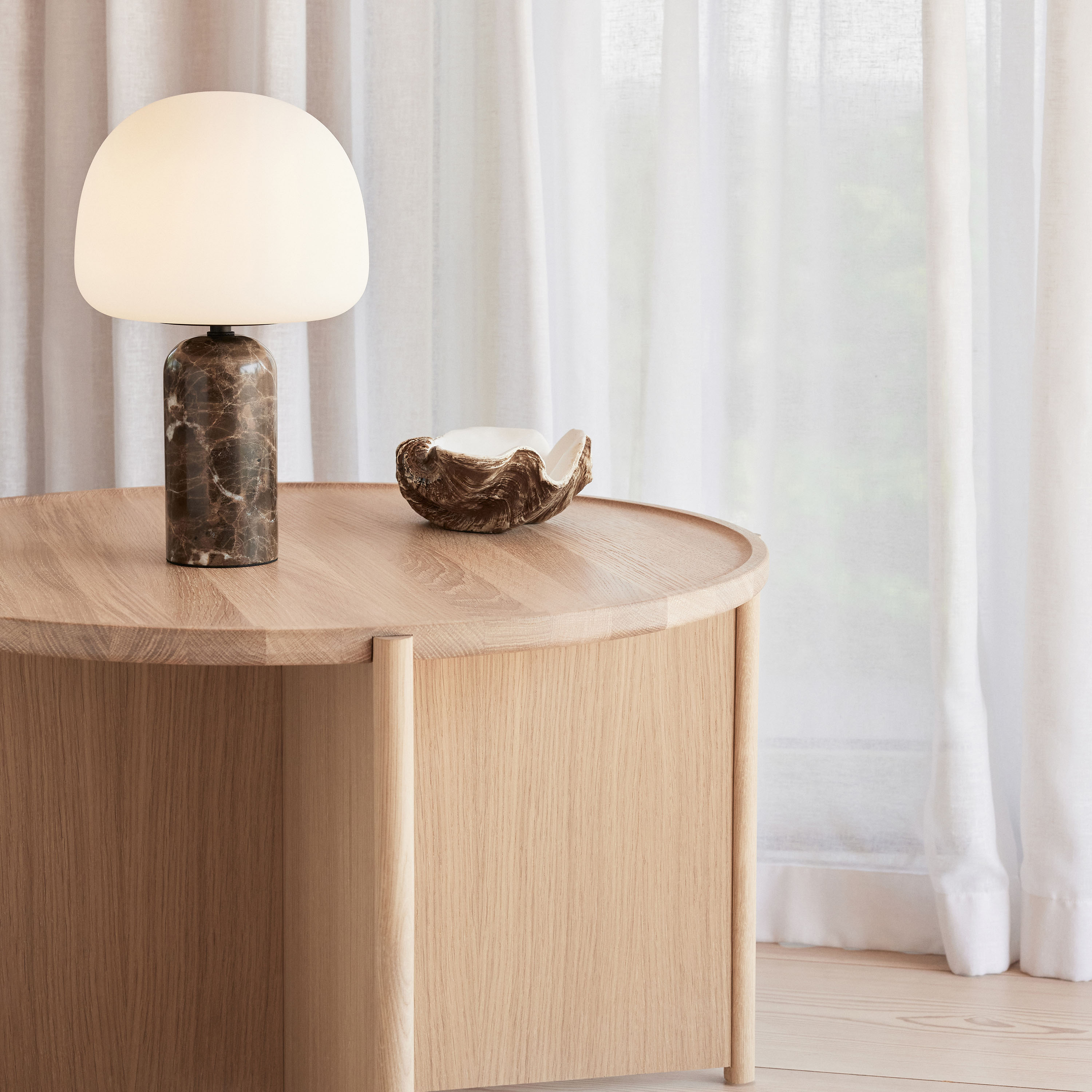 Northern Kin Pöytälamppu Brown Marble 33cm