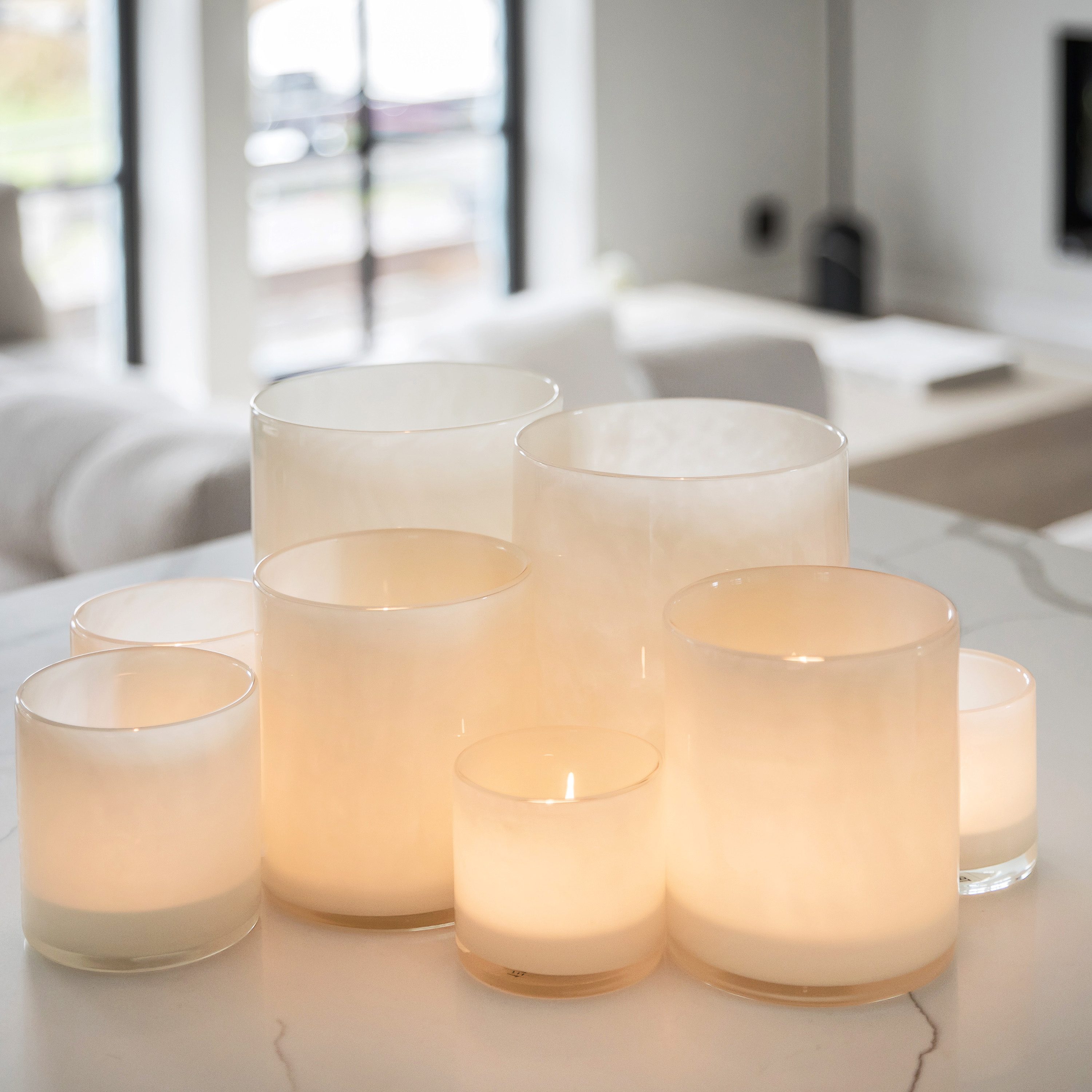 Tell me more Lyric Ljuslykta Linen 14cm