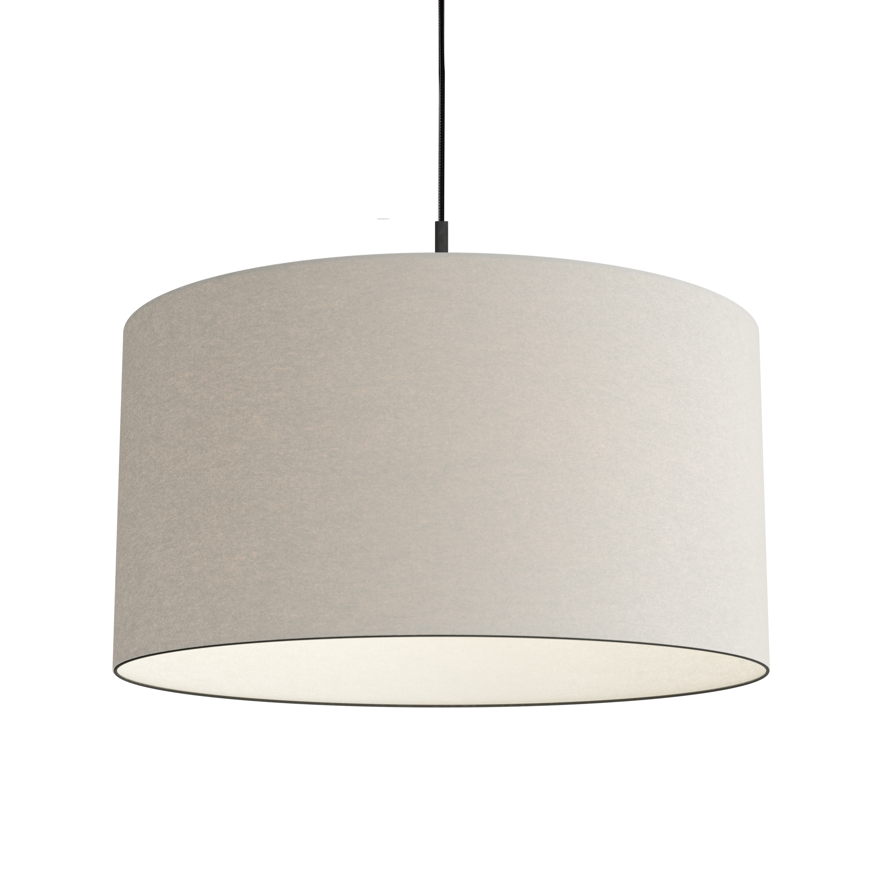 Soft Pendel Ull Vit 57cm