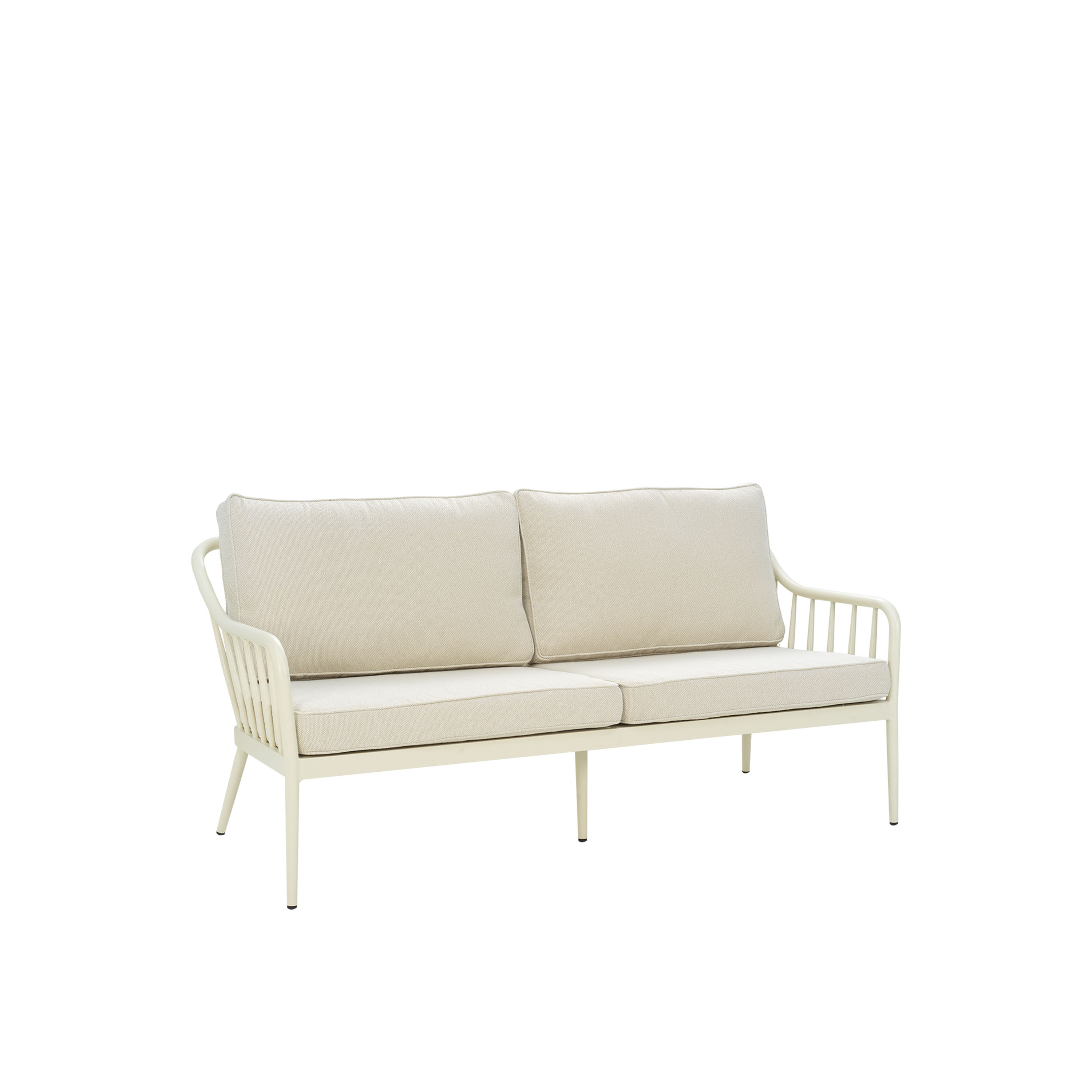 Brafab Coleville 3-sits Soffa Pearl White/Dot Beige 185cm