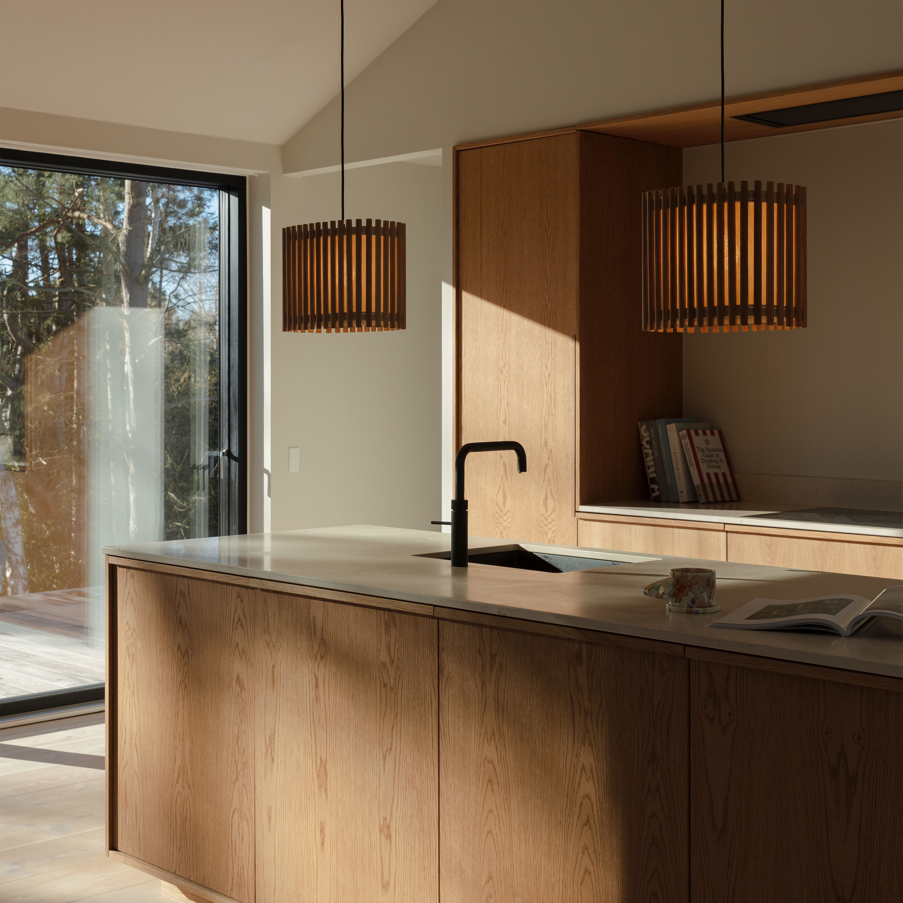 Umage Komorebi Lampunvarjostin Rectangular Oak Medium