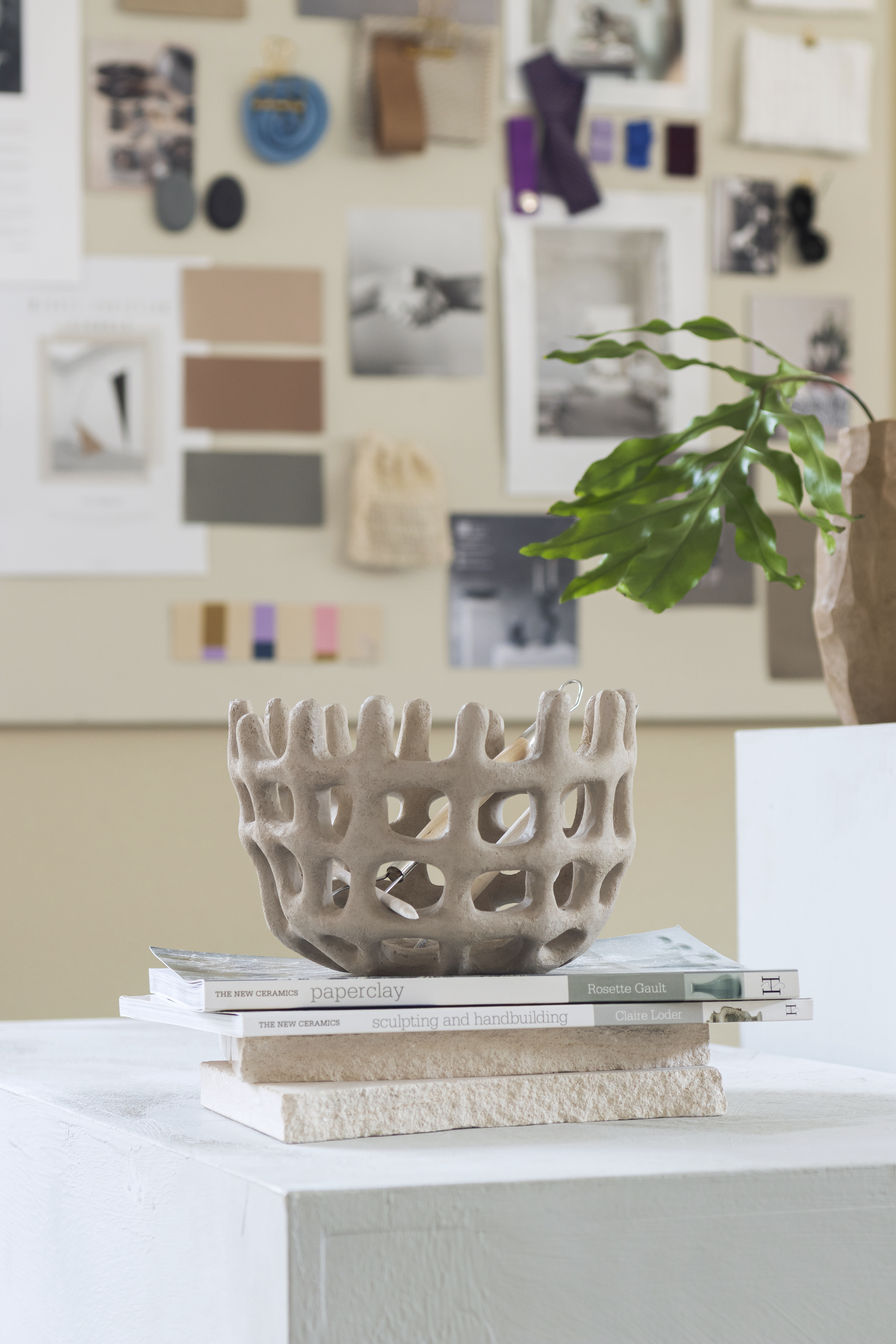 Mette Ditmer Art Piece Braided Geflochtene Schale Sand Ø19