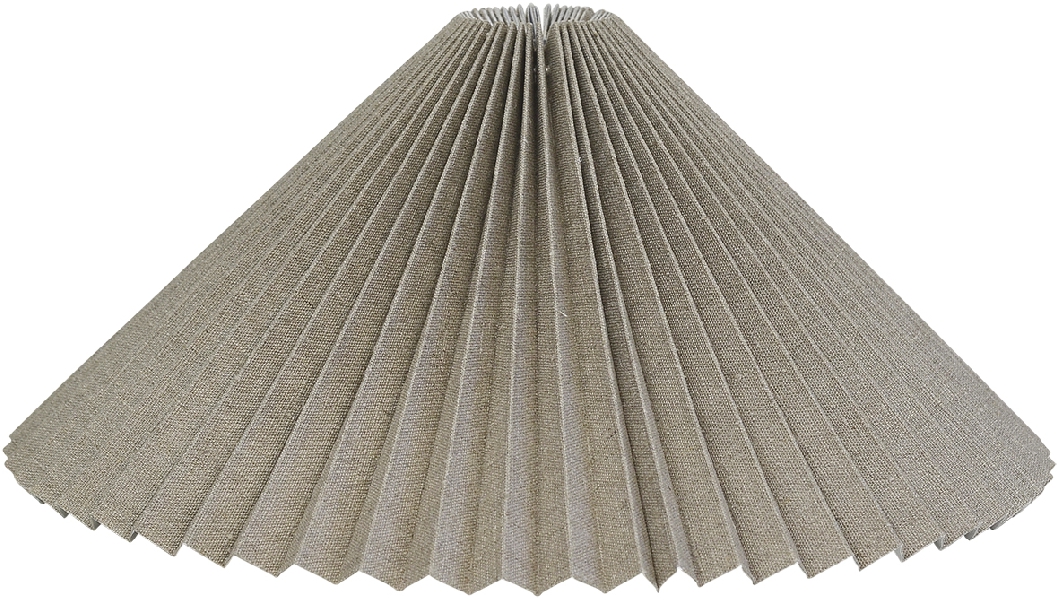 Hallbergs Belysning - Carolin Plisserad Skärm Taklampa Natur - Beige