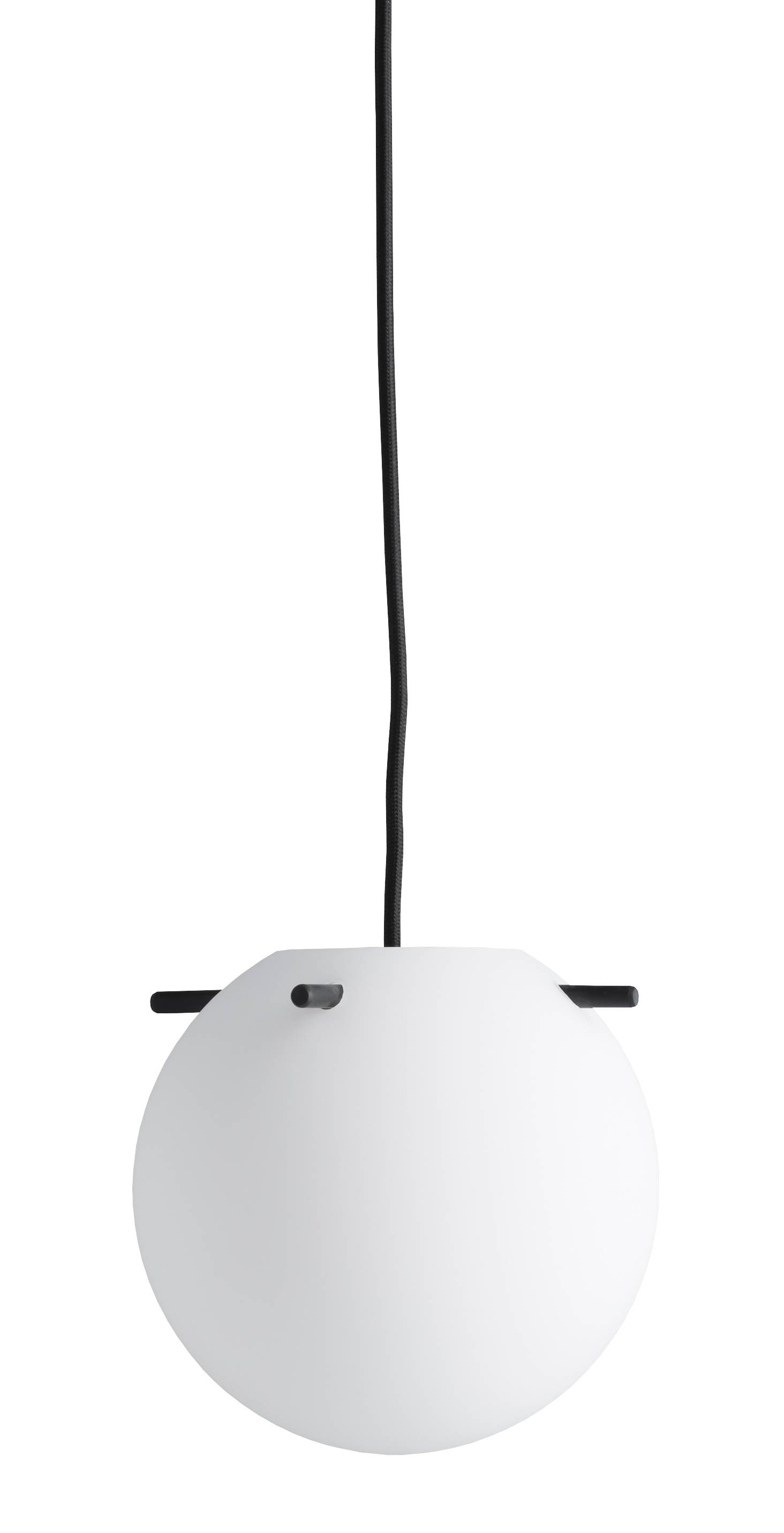 Koi Taklampa Opal White/Black Ø19