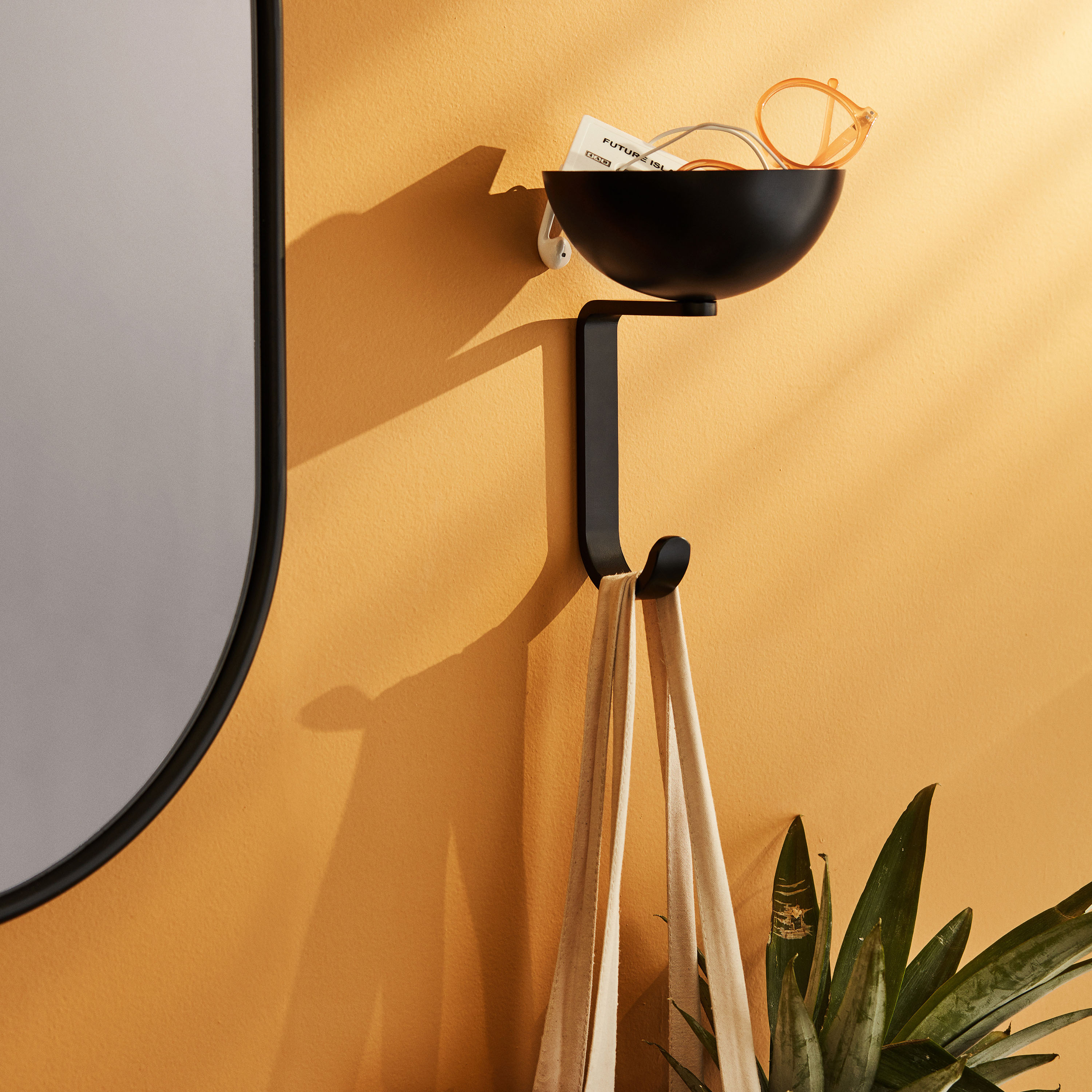 Northern Nest Wandhaken Black Matt