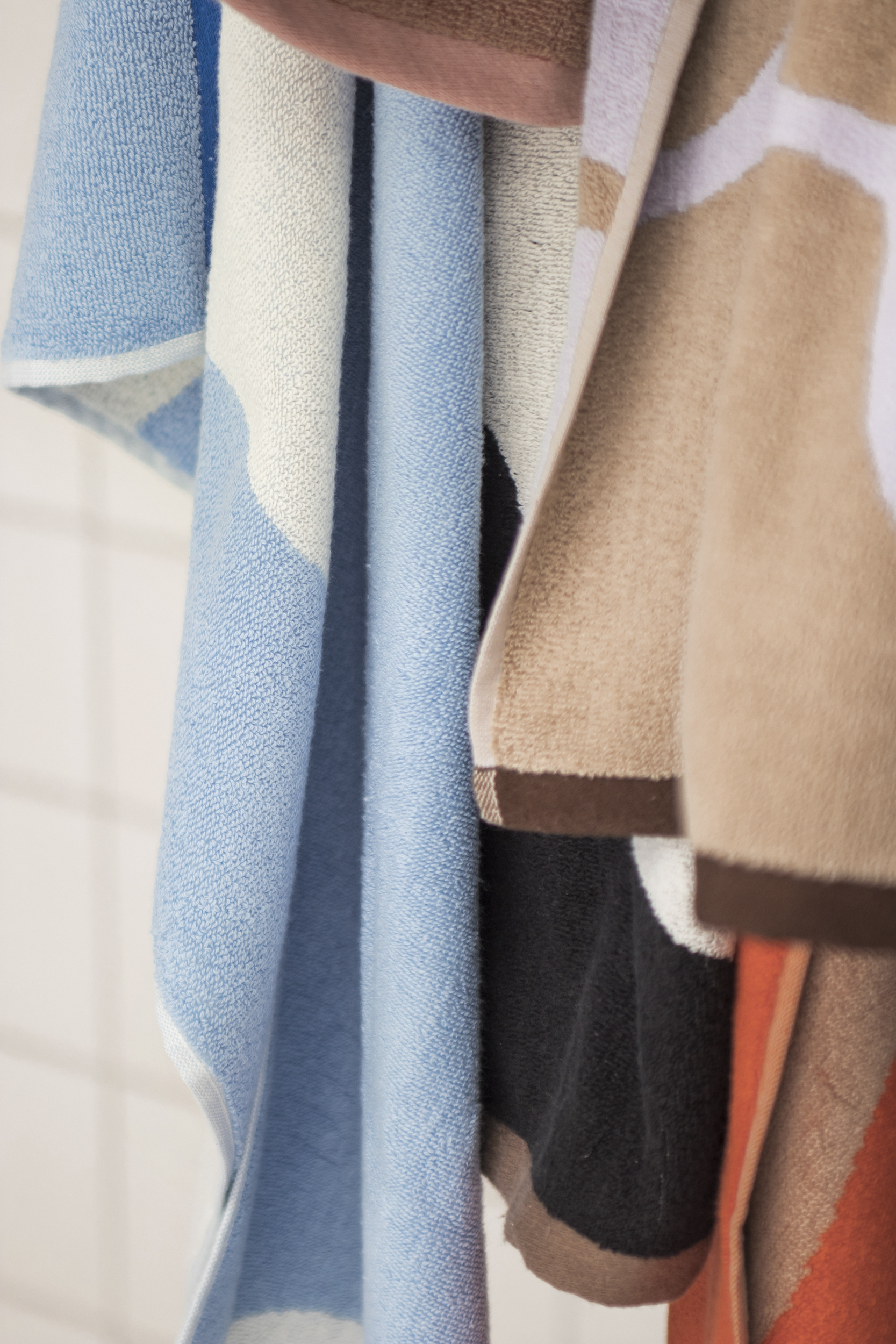 Mette Ditmer Nova Arte Pyyhe Light Blue/Off-White 70x133