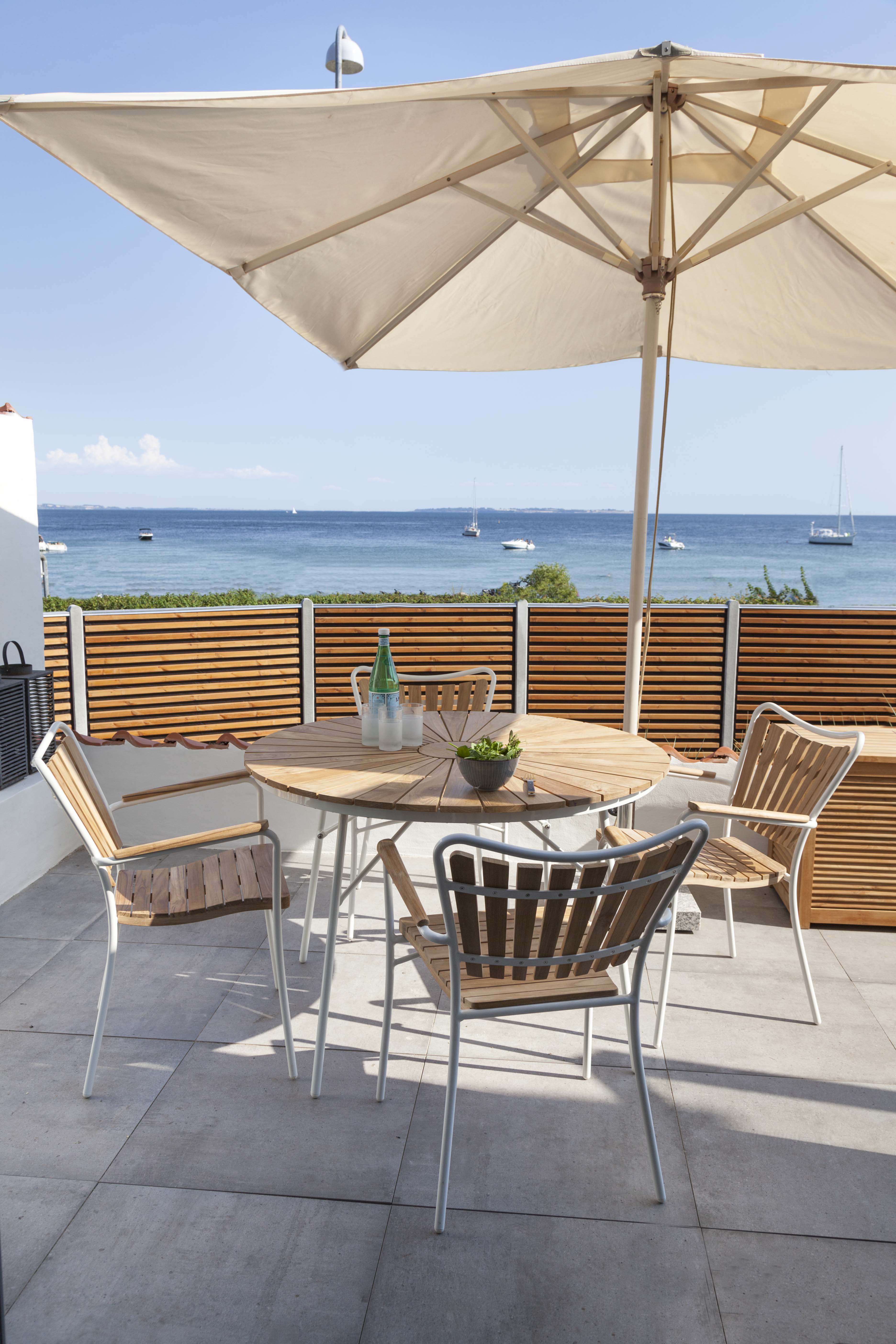 Cinas Ellen Esstisch Weiß Ø130 cm