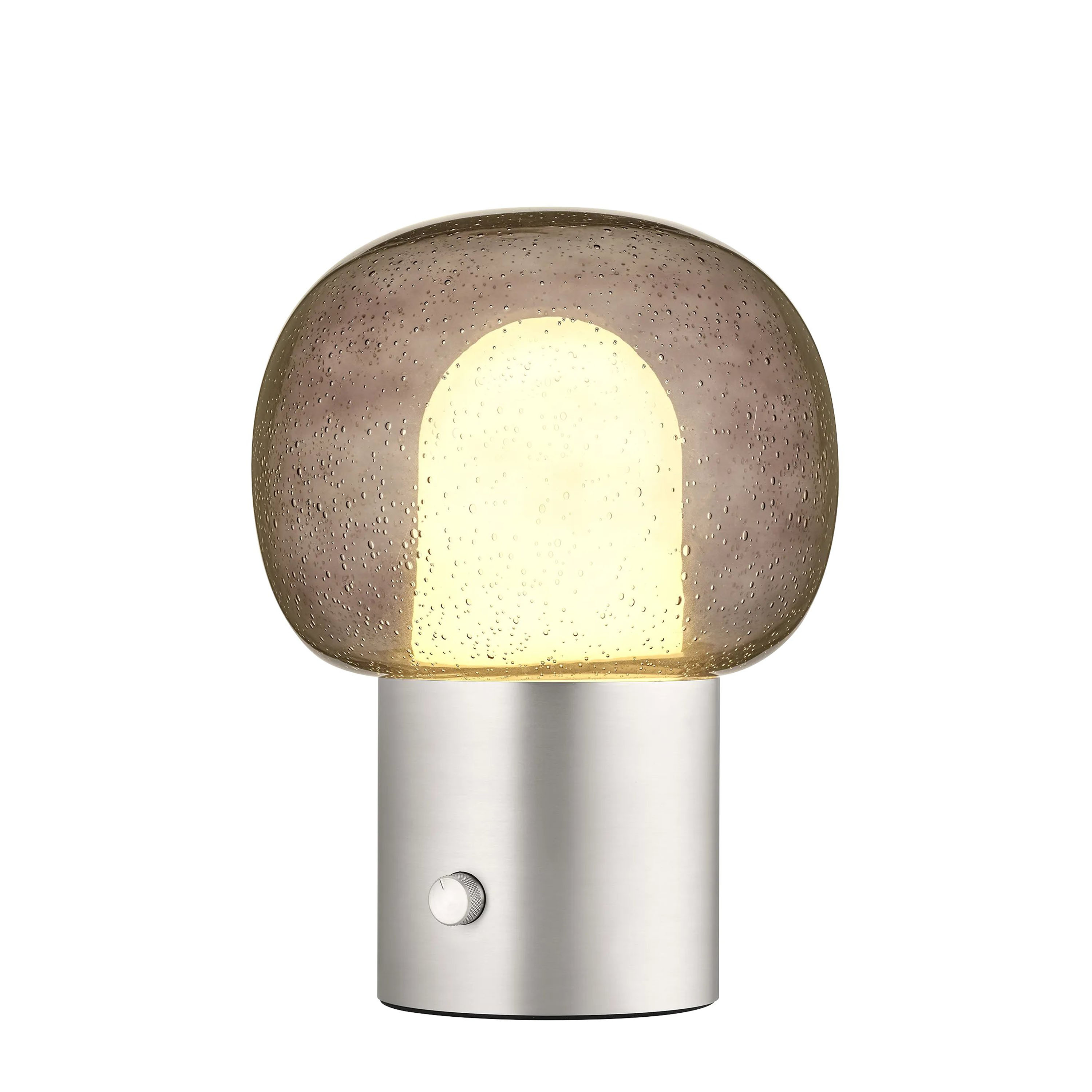 Blomus Iris Bordlampe Rustfritt Stål matt/Smoke 32cm