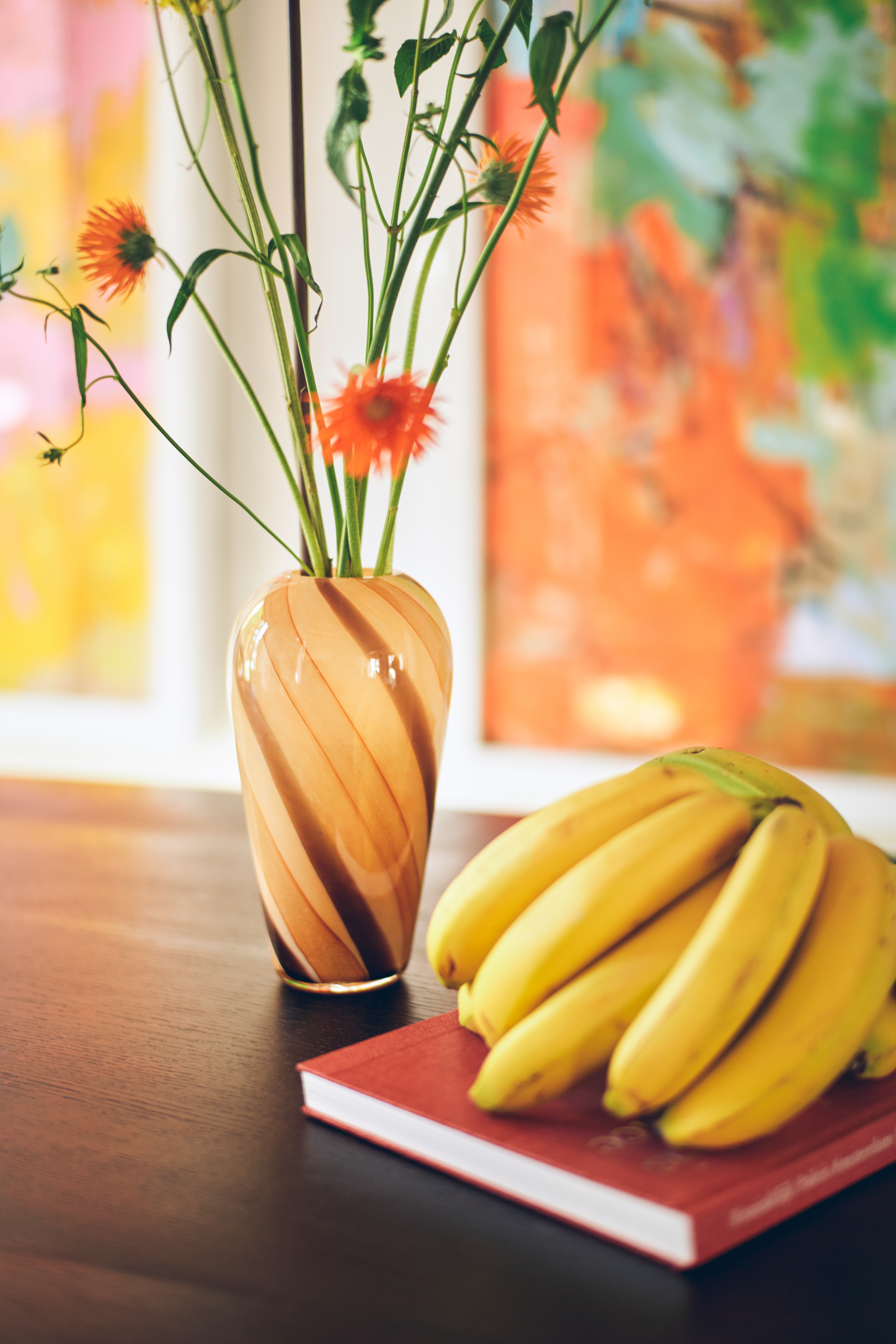 HKliving Glass Vase Søt 25cm