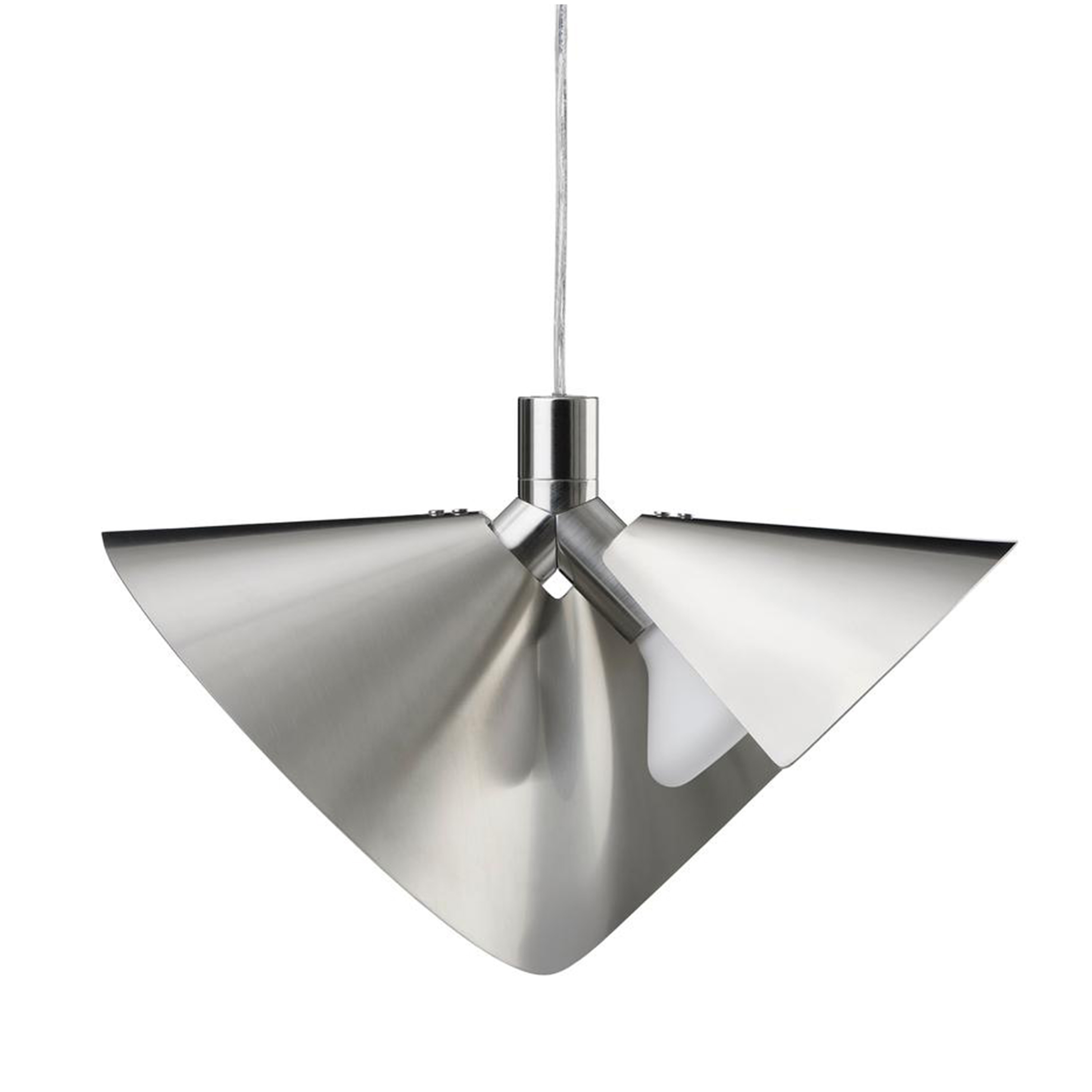 Peel Taklampa Brushed Stainless Steel