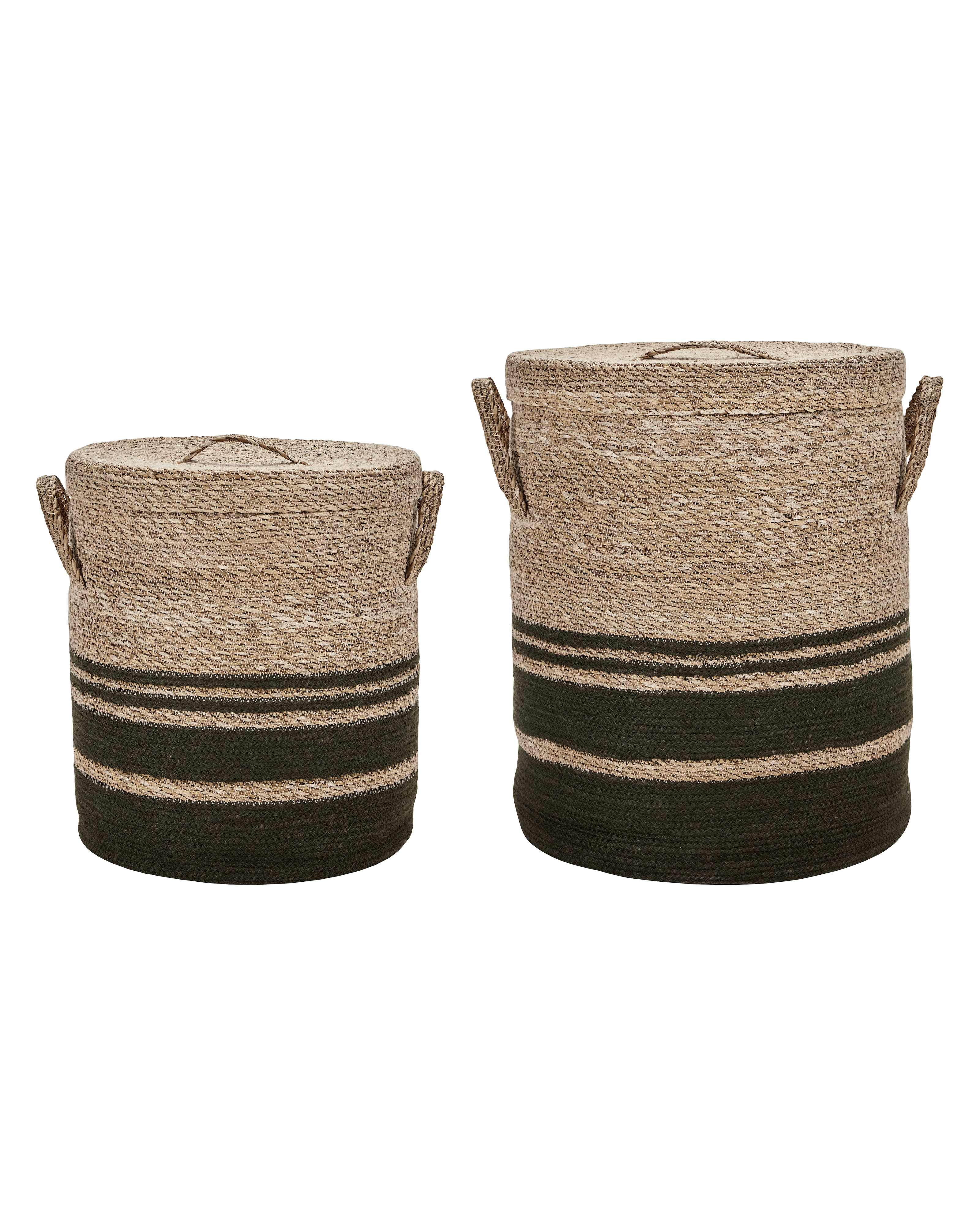 House Doctor - Laundry Tvättkorg Army 2-pack - Grön