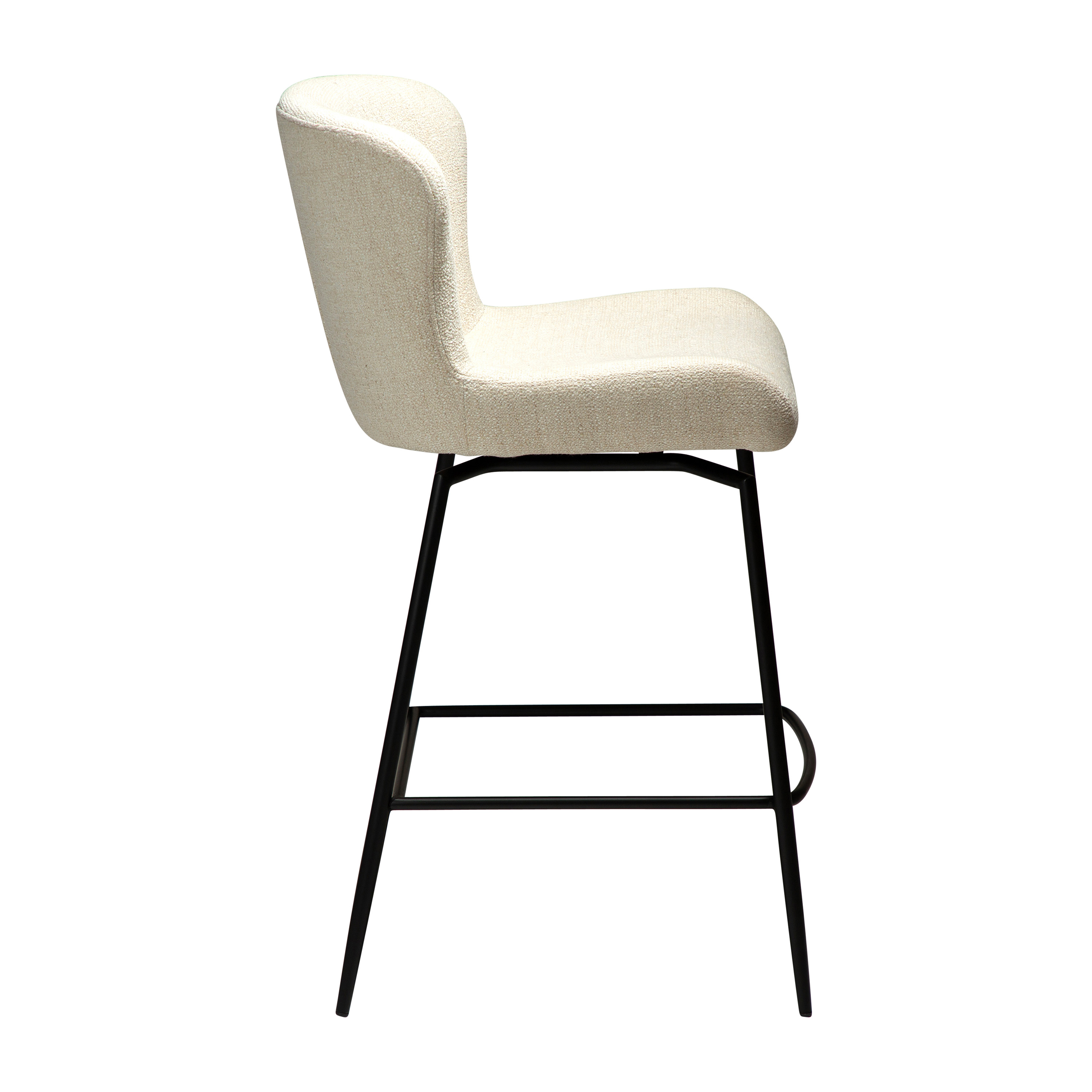 Dan Form Glam Swivel Barstol Simply Beige Bouclé