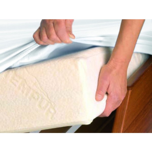 Tempur - Formsydda Lakan för Kombimadrass 180x200x15 - Vit