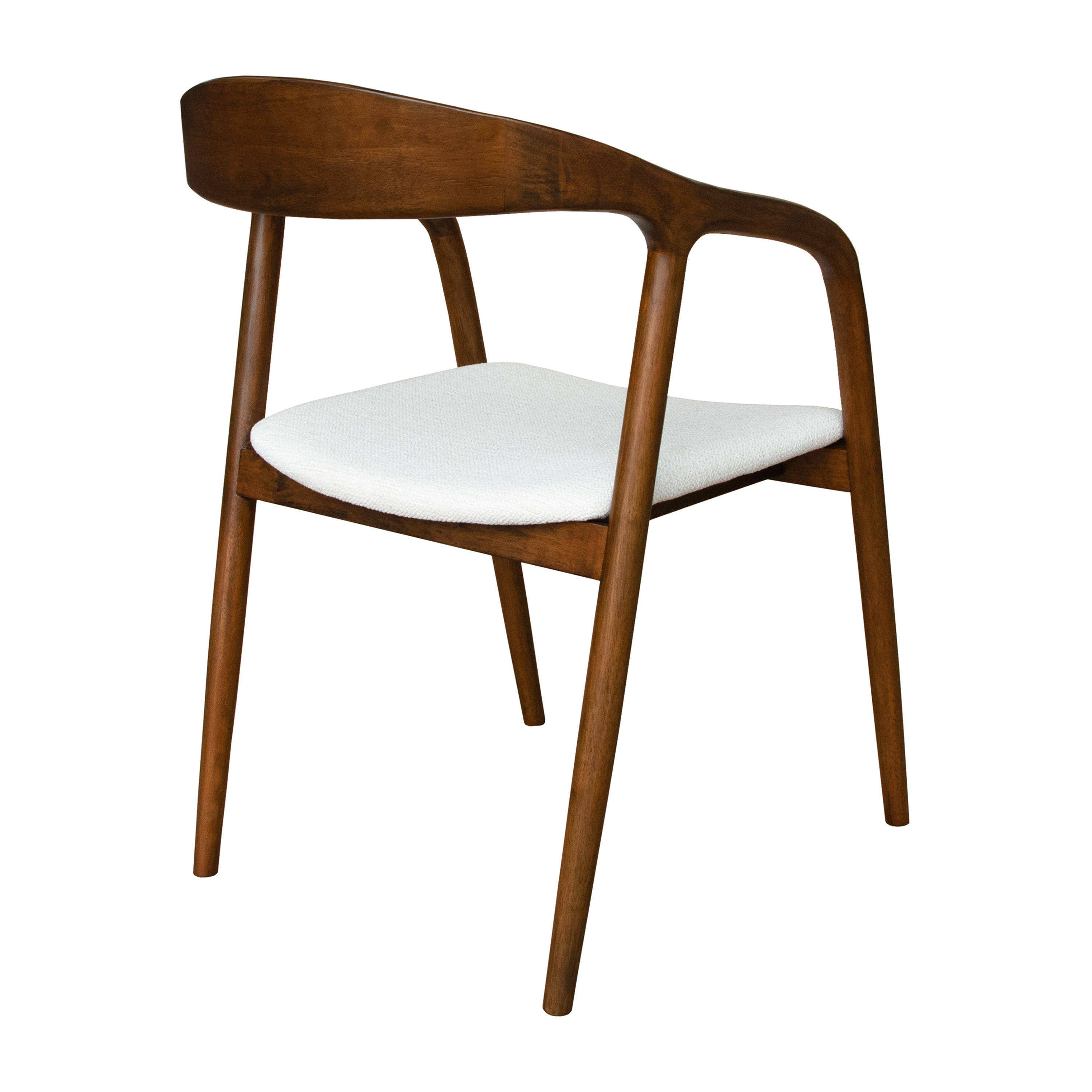 Sleepo Collection Casper Karmstol Valnöt/Vit