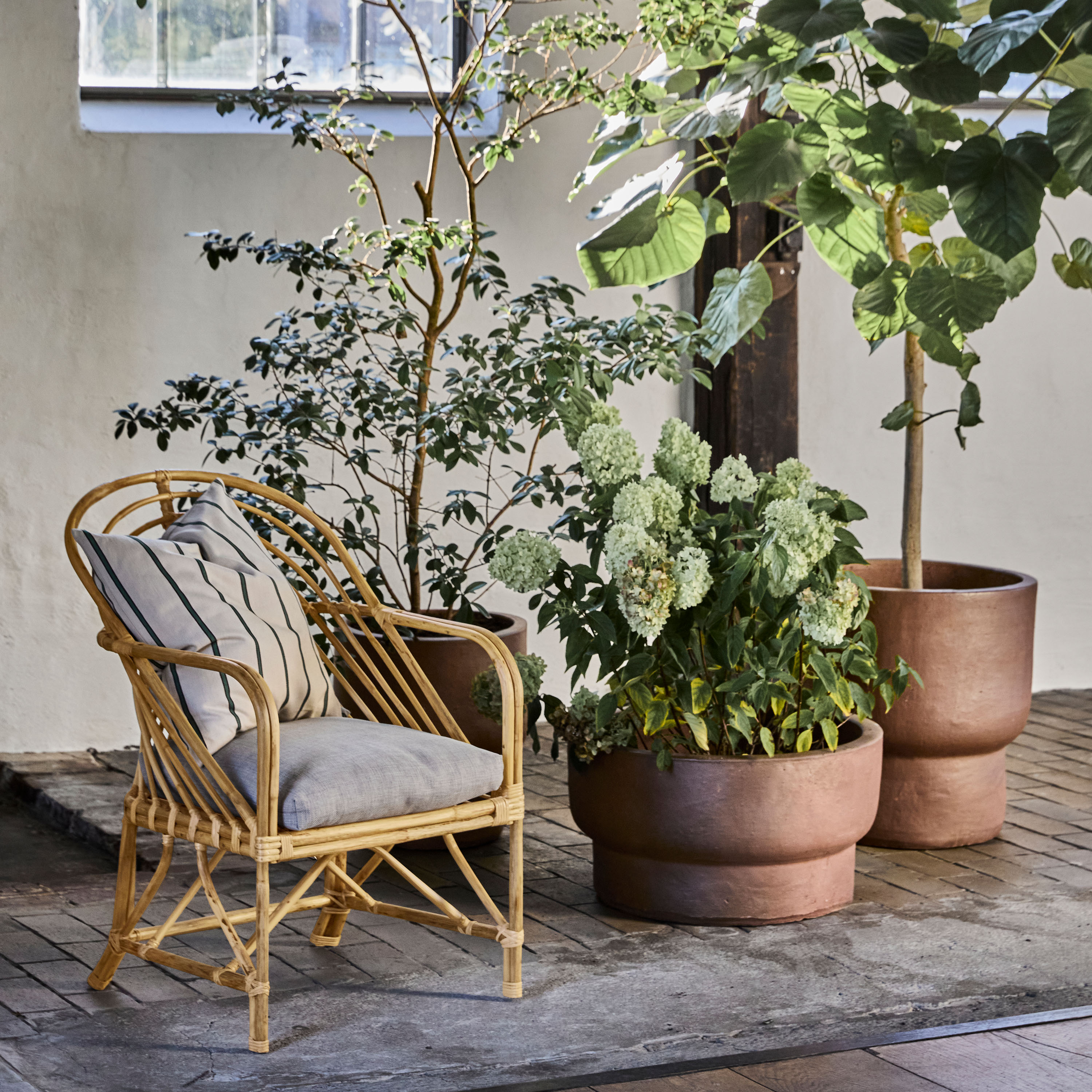 House Doctor Cosy Nojatuoli Luonnonväri